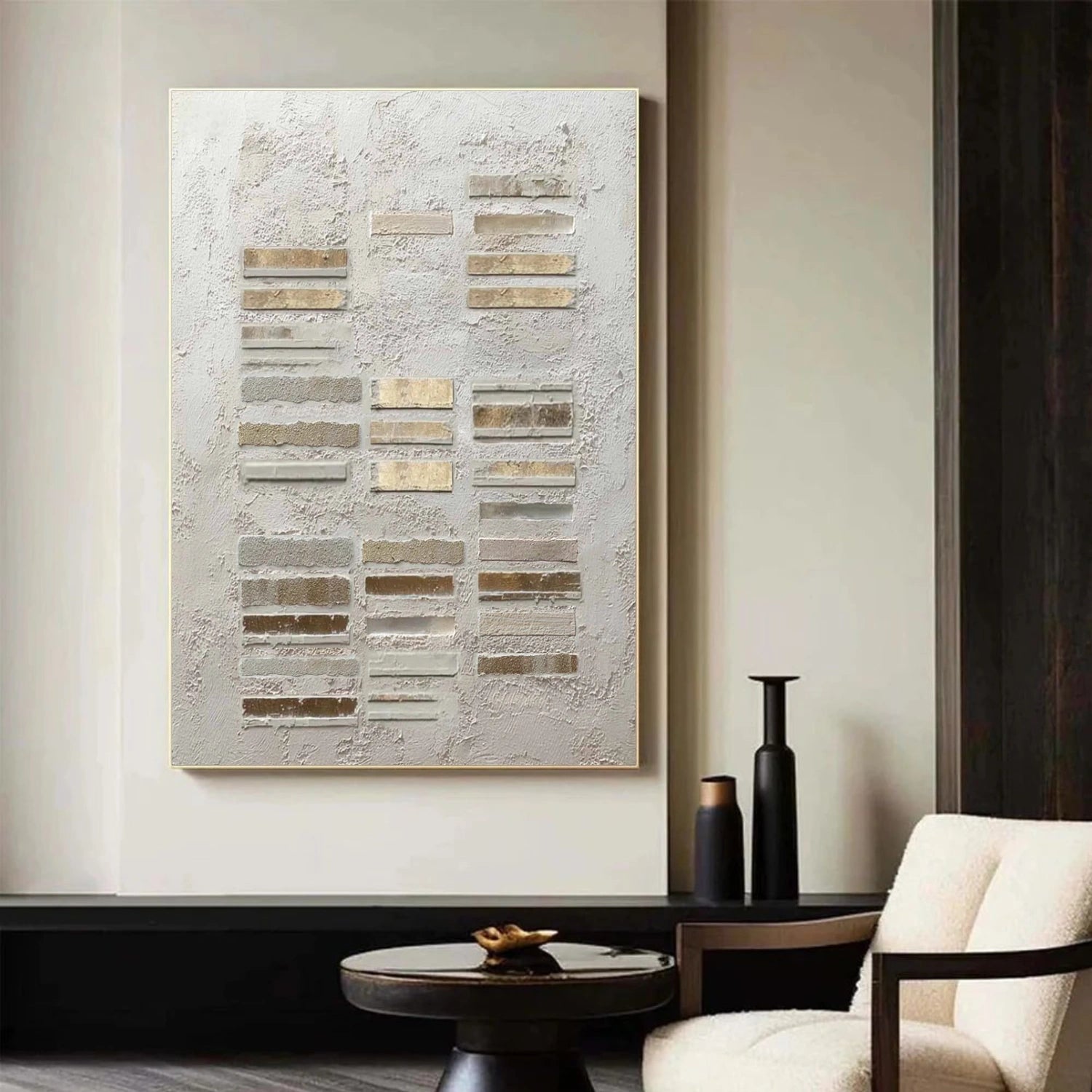 Wabi Sabi Textured Canvas Art #WS101