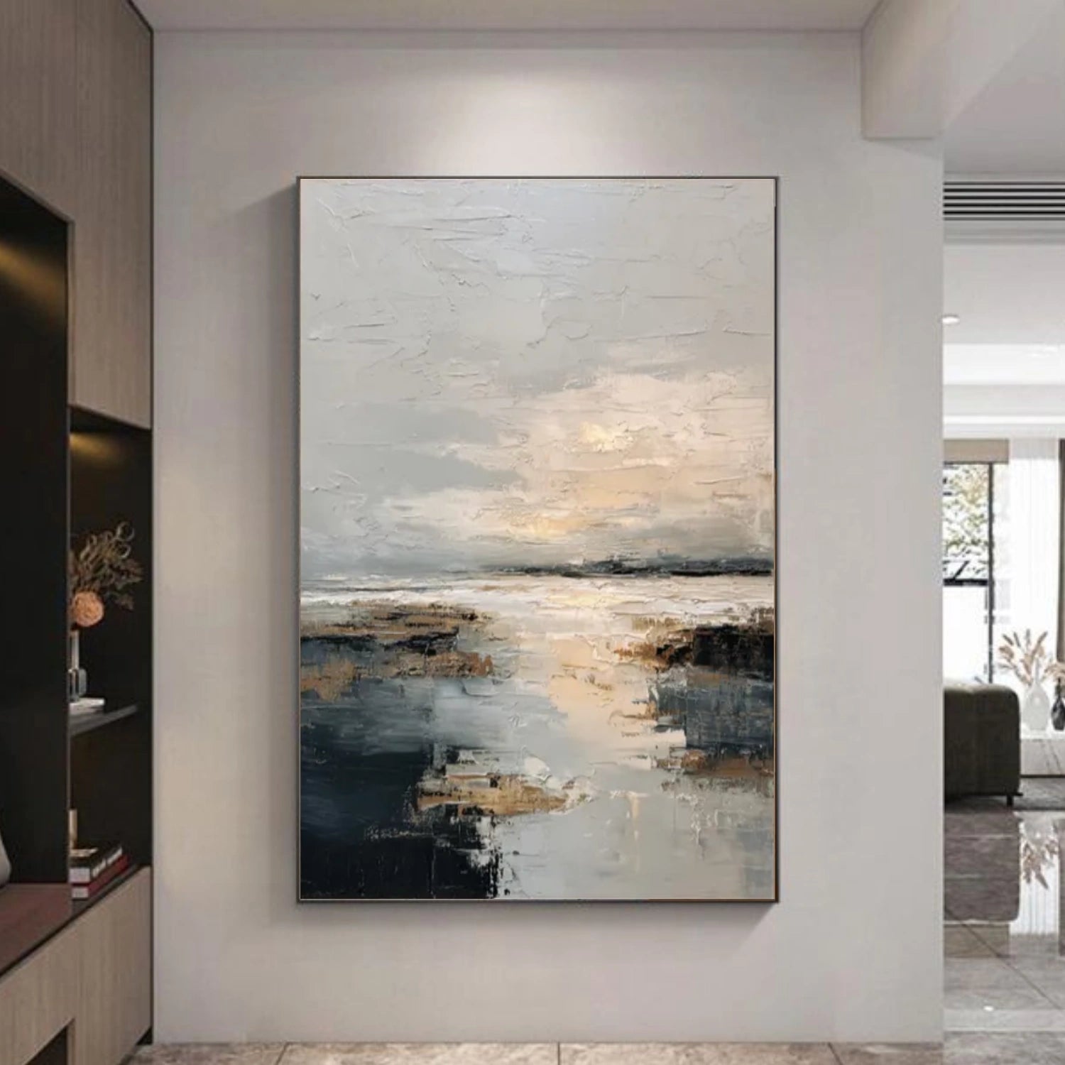 Abstract Canvas Wall Art #AP295