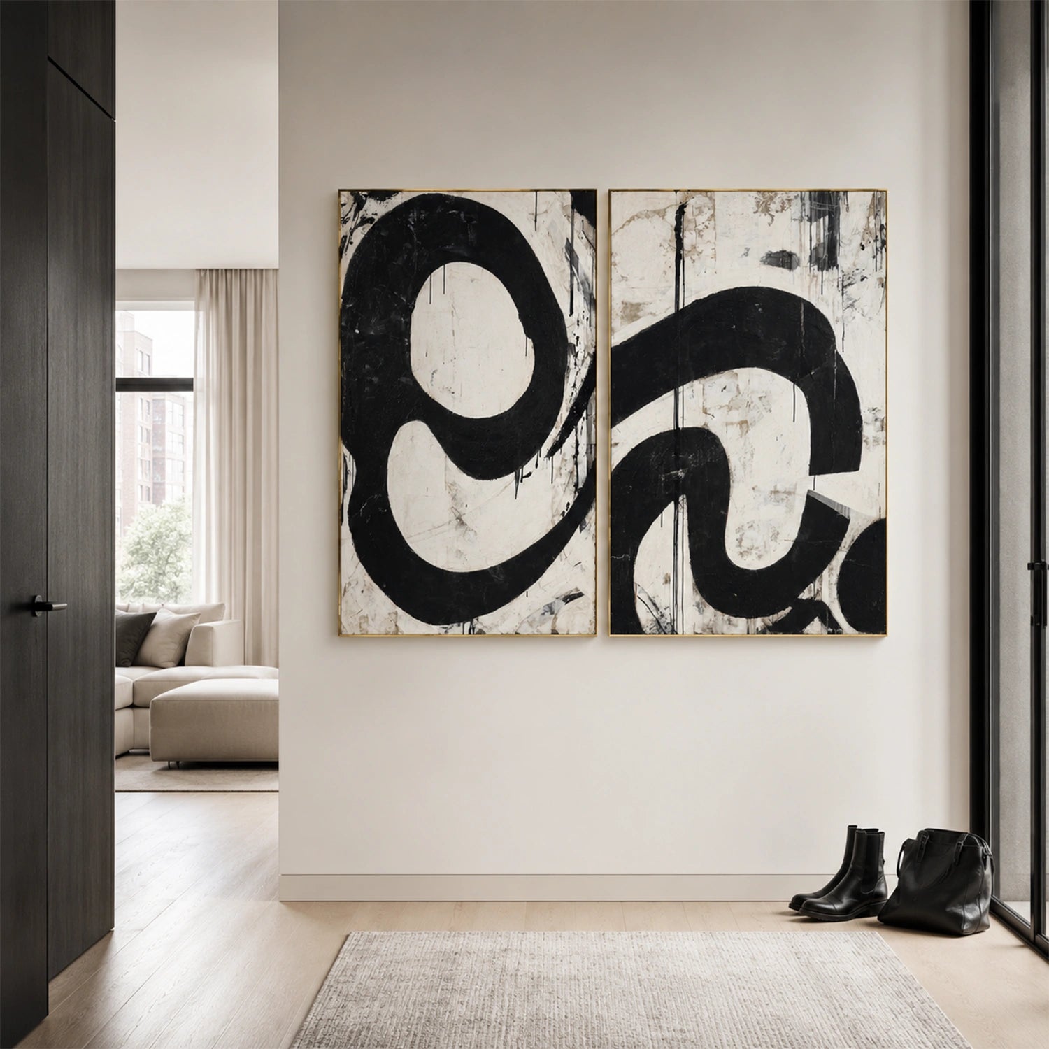 Wabi Sabi Canvas Art Set of 2 #WS151