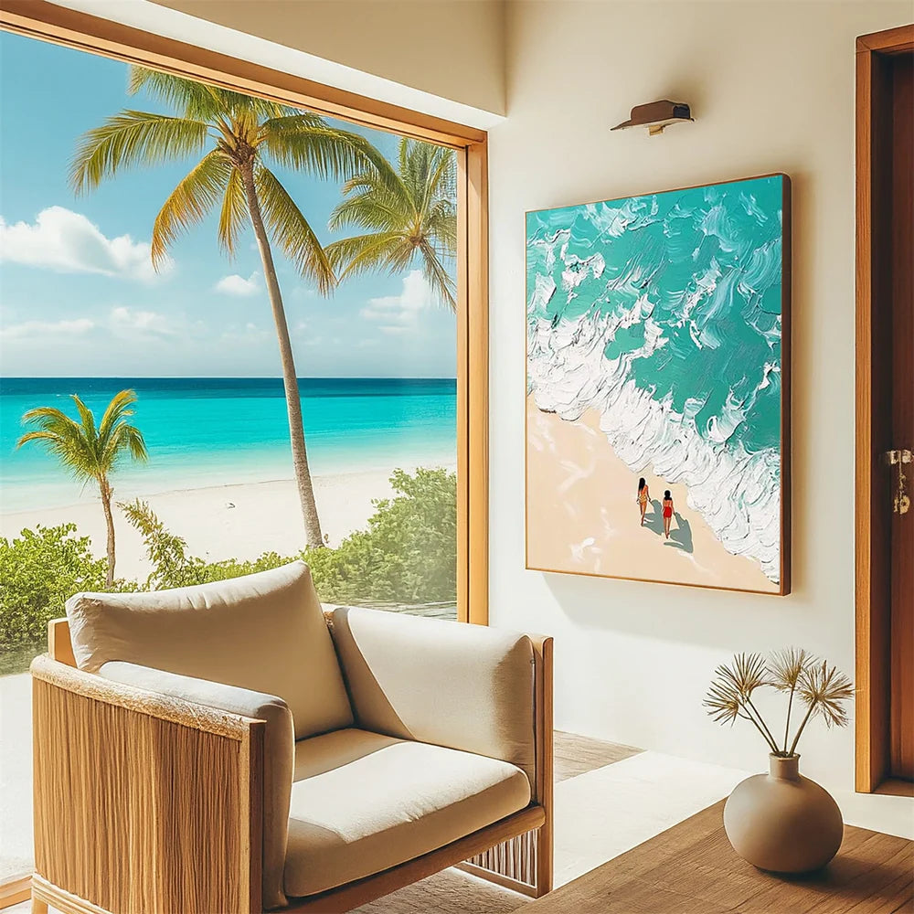 Swimming Sport Textured Wall Art #MS037