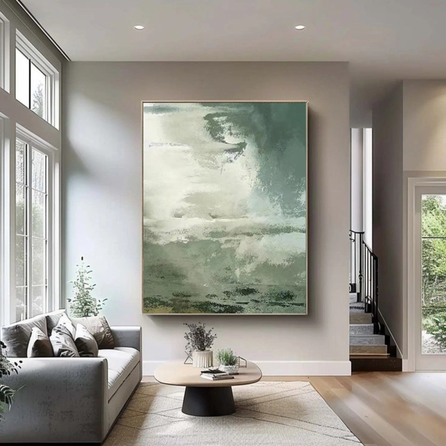 Abstract Canvas Wall Art #AP299