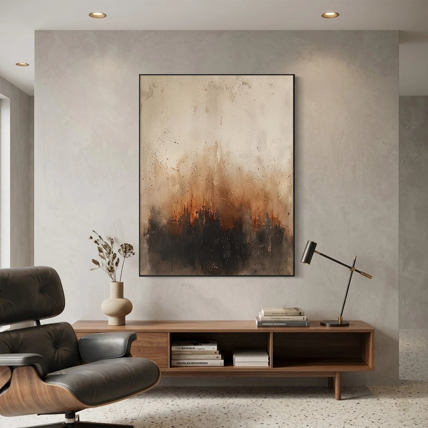 Abstract Canvas Wall Art #AP381