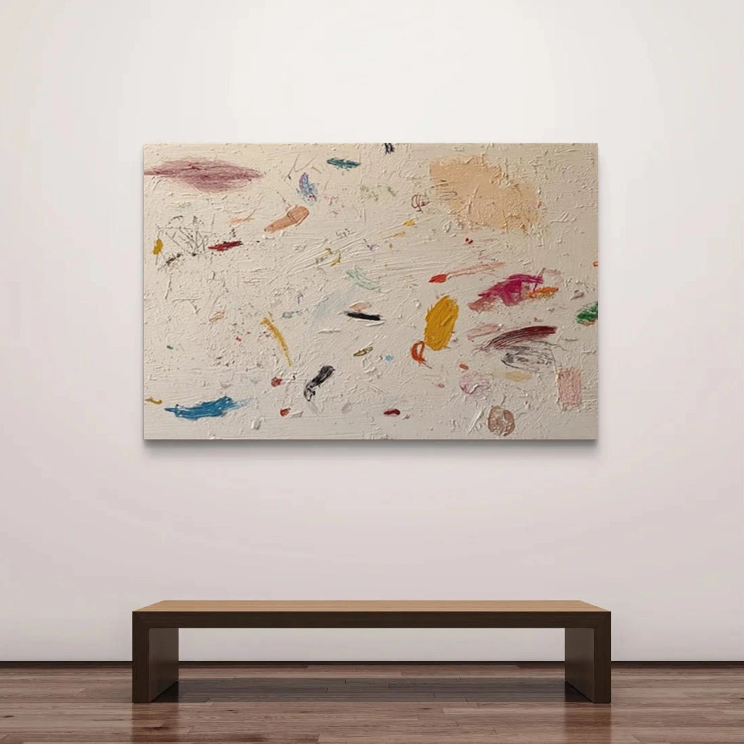 Colorful Abstract Textured Wall Art #AT144