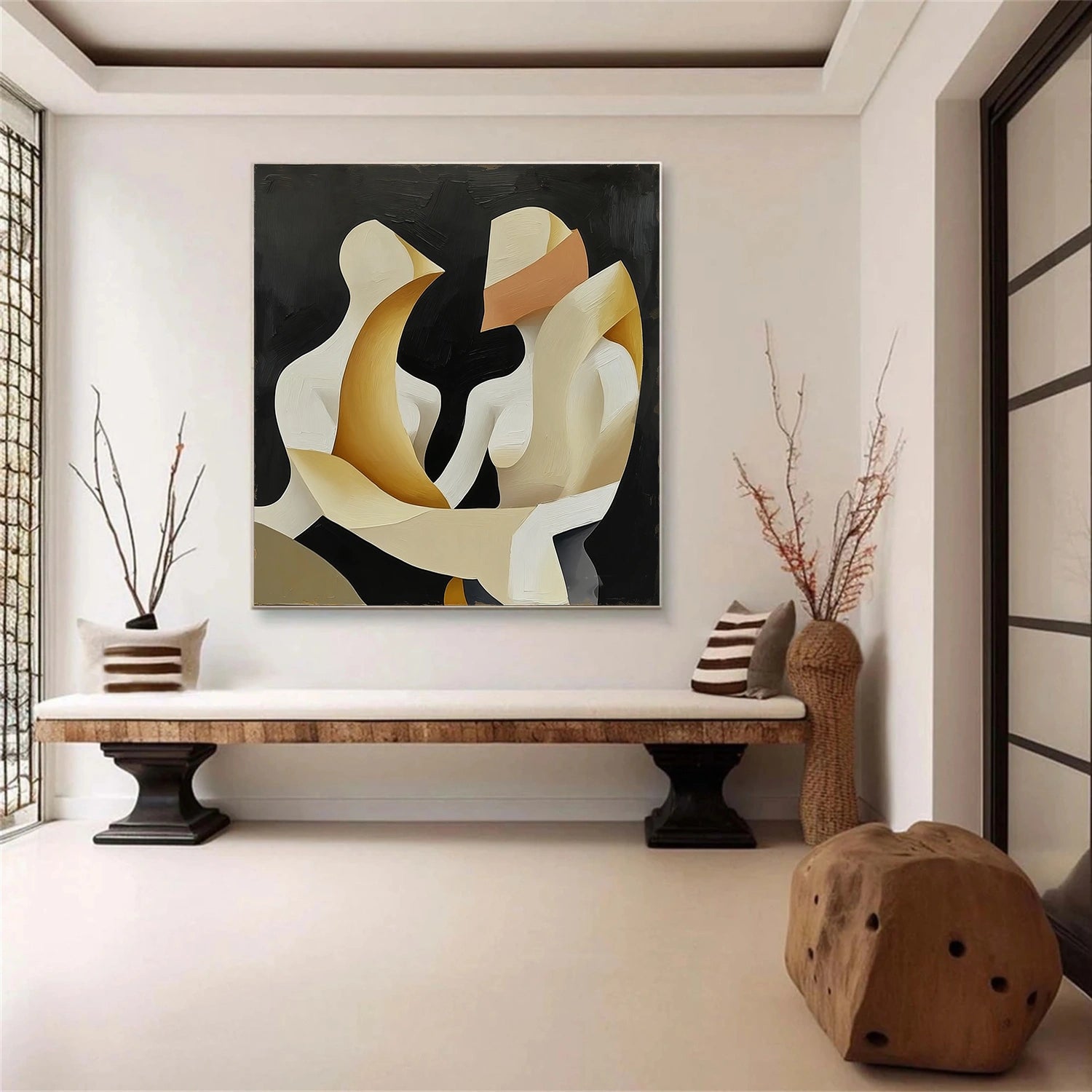 Abstract People Canvas Art #AE066