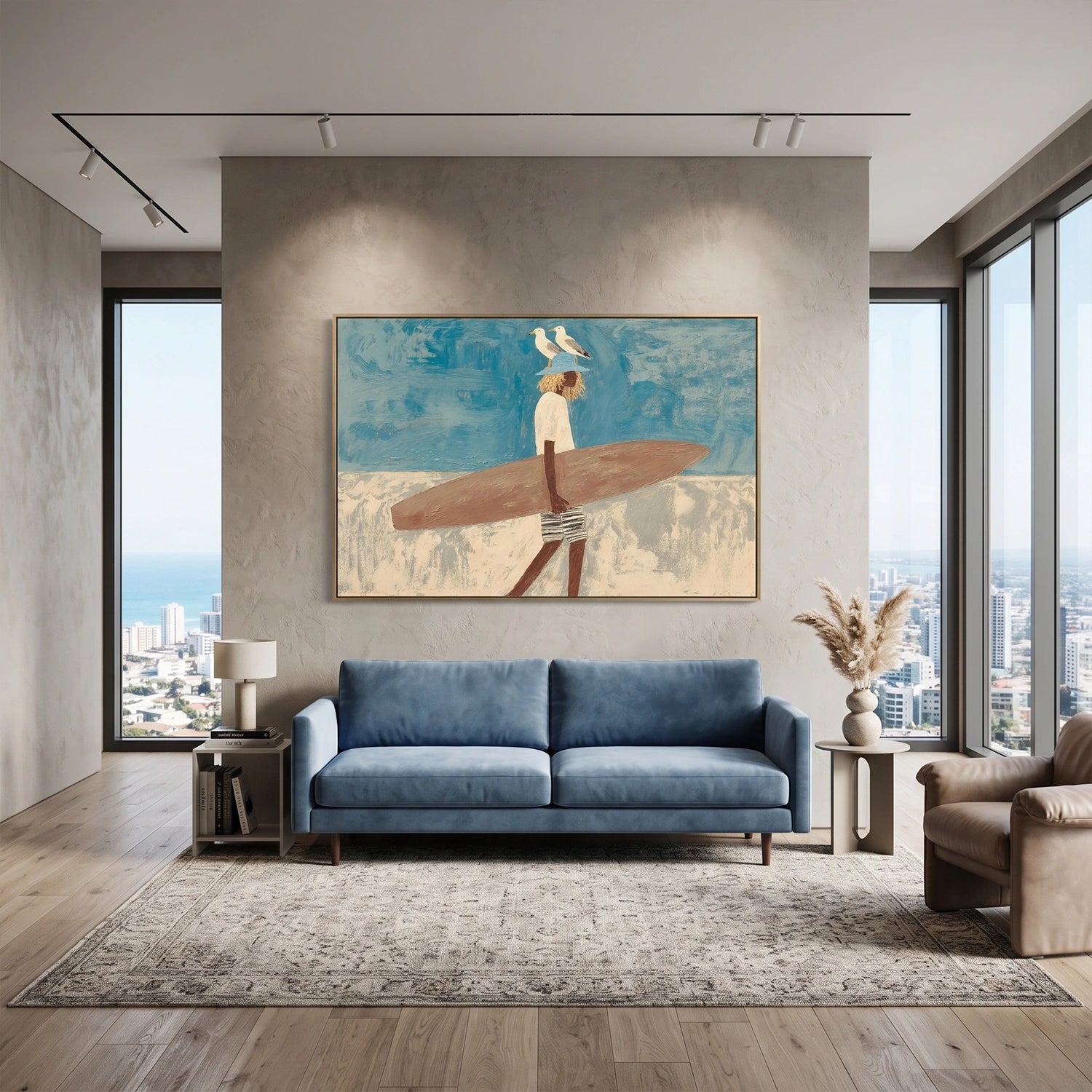 Abstract Portrait Canvas Art #AE137