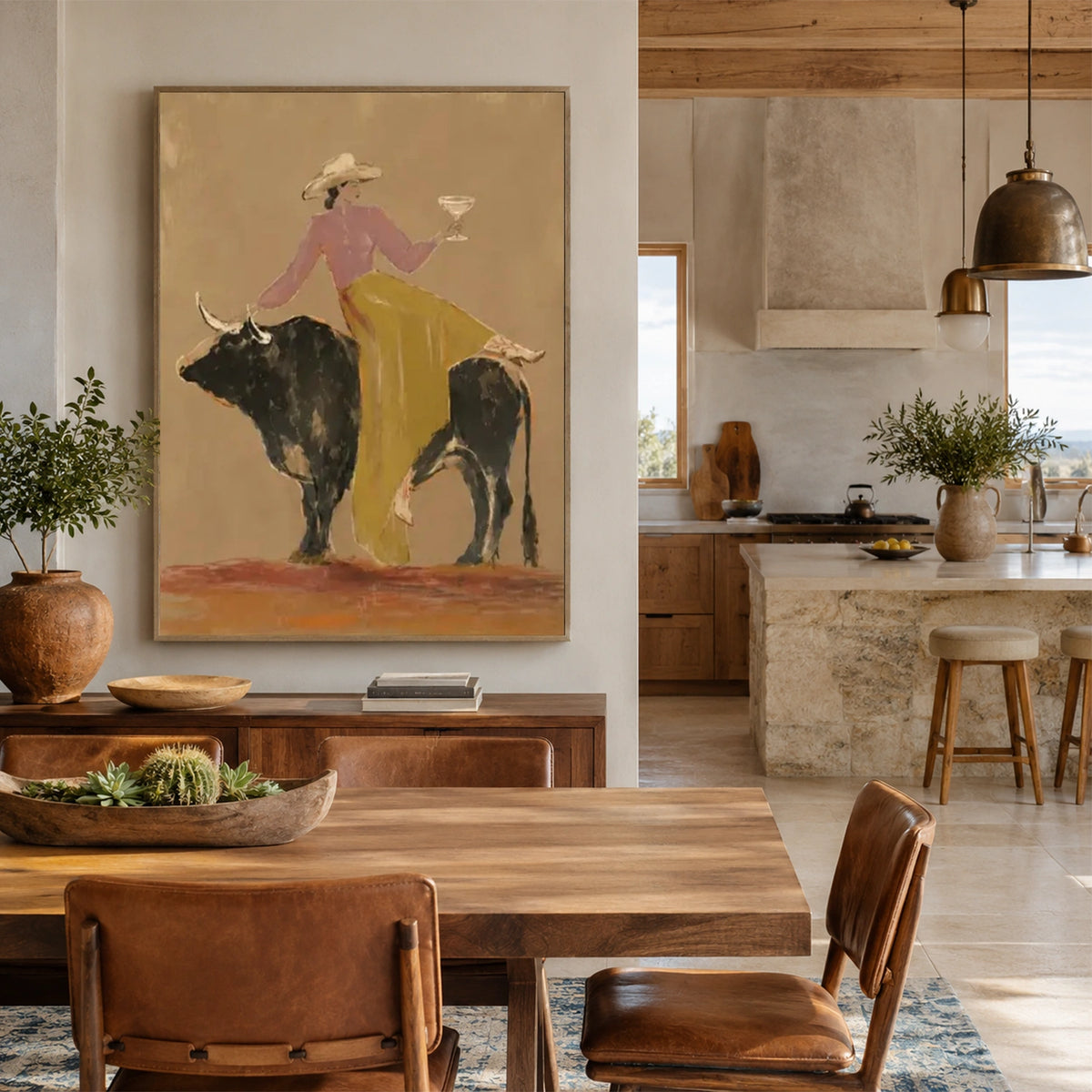 American Western Cowboy Art #VT252