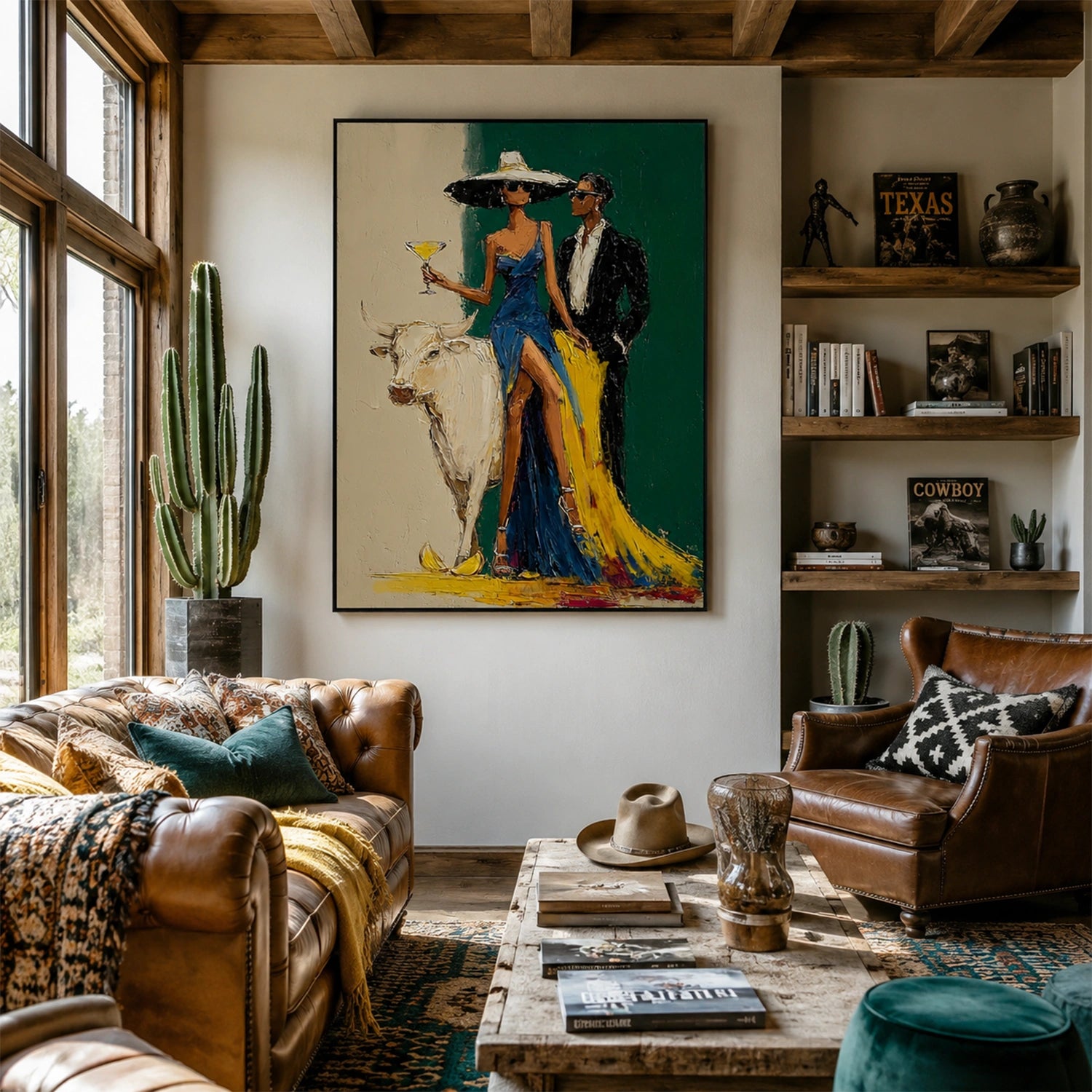 American Western Cowboy Art #VT219