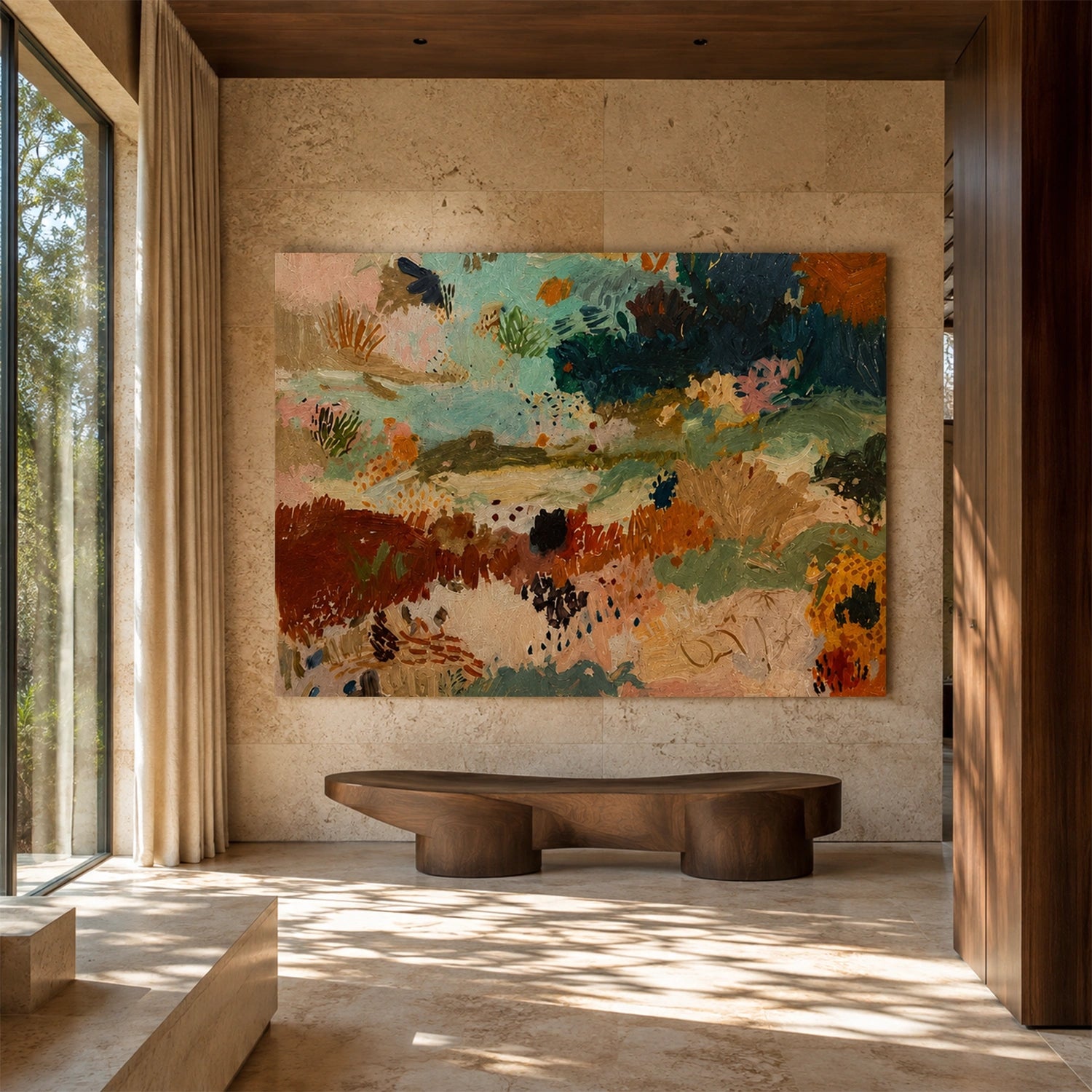 Colorful Abstract Canvas Wall Art #AP391
