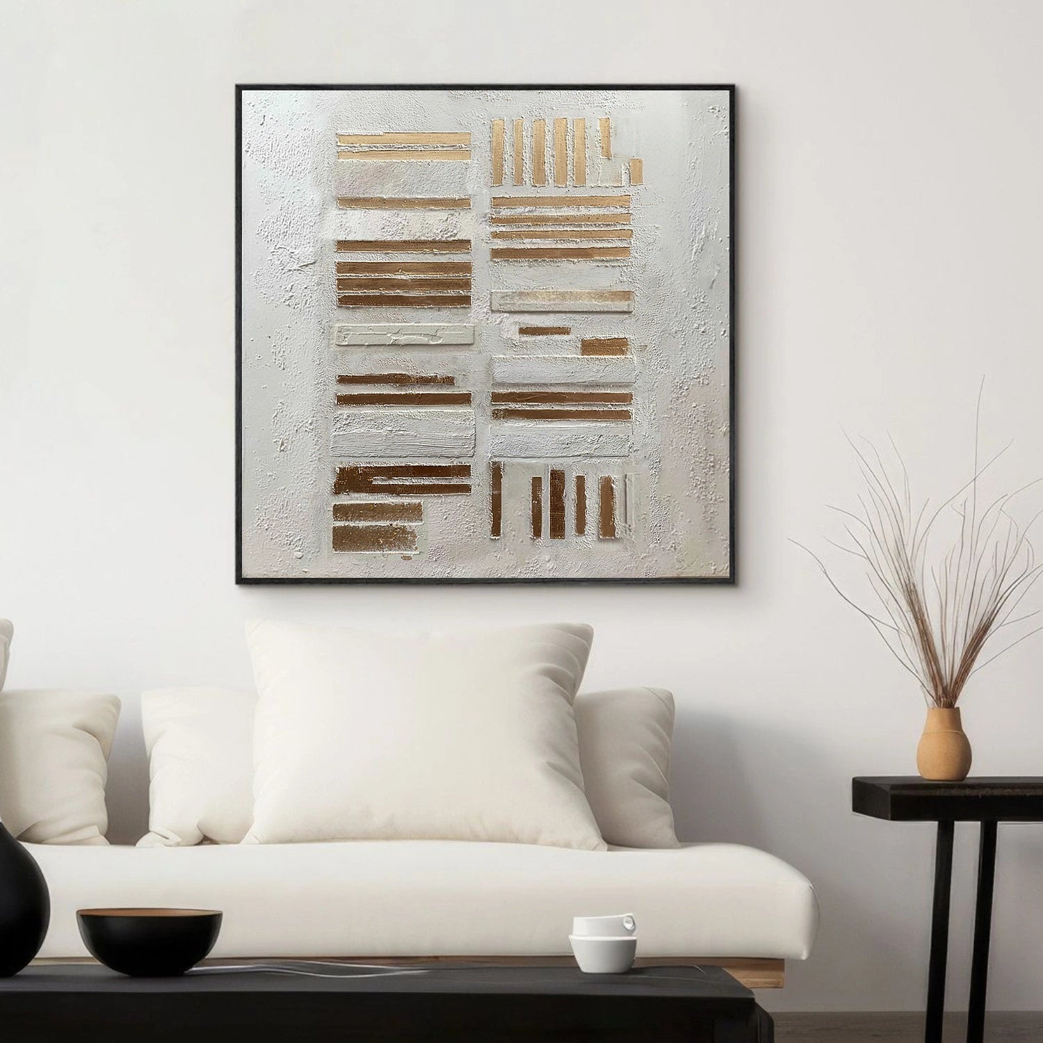 Wabi Sabi Textured Canvas Art #WS099