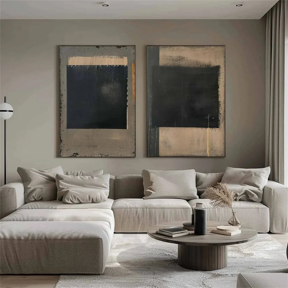 Wabi Sabi Canvas Art Set of 2 #WS044