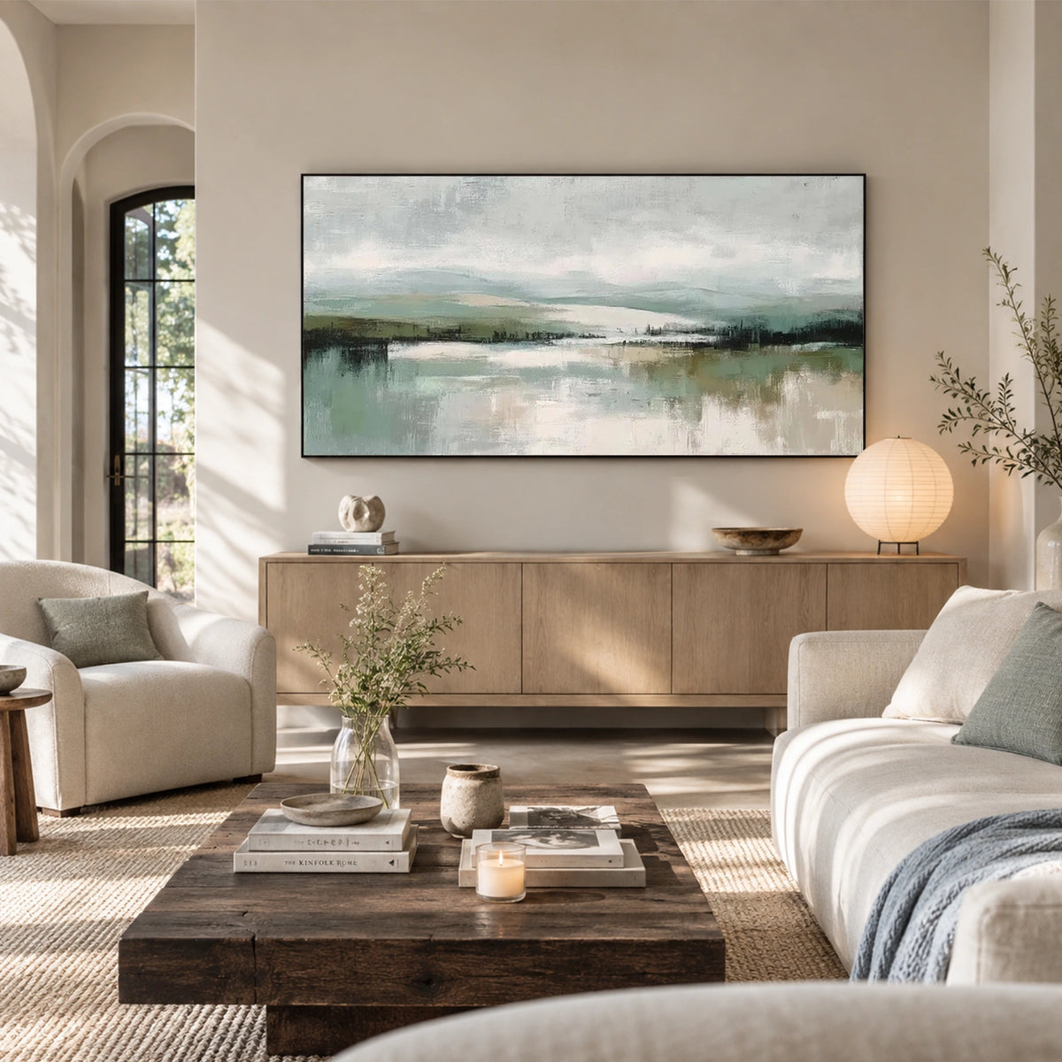 Abstract Canvas Wall Art #AP405