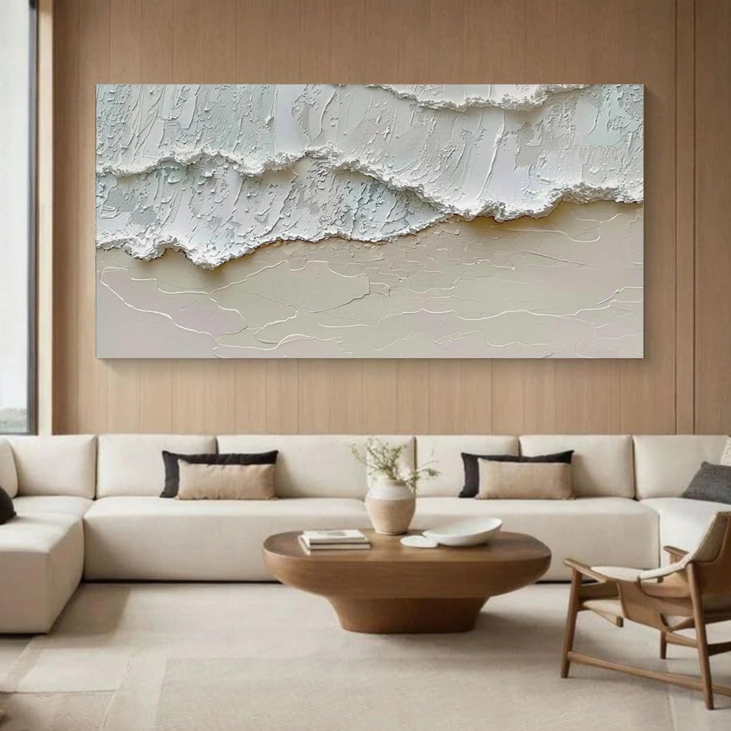 Ocean Abstract Textured Wall Art #OP038