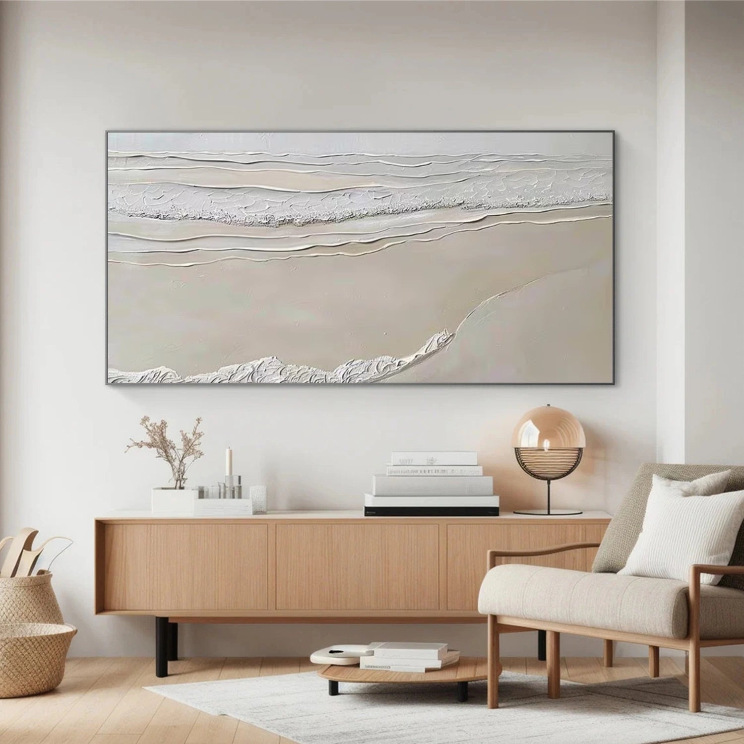 Ocean Abstract Textured Wall Art #OP037