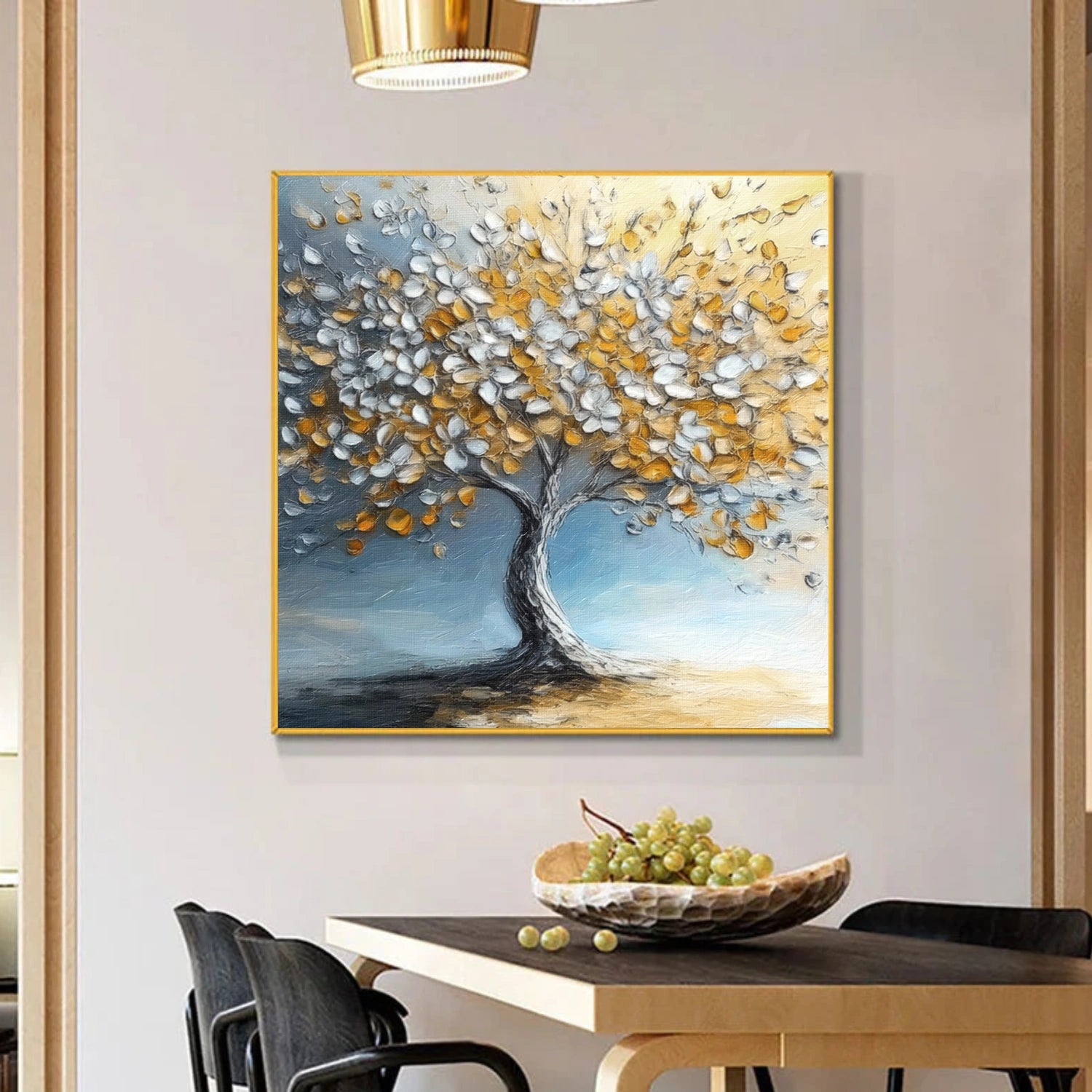 Tree Abstract Textured Wall Art #TP062