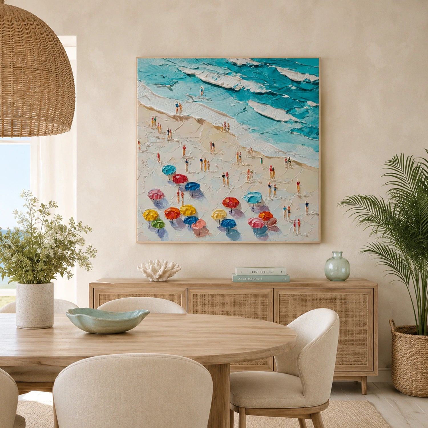 Ocean Abstract Textured Wall Art #OP082