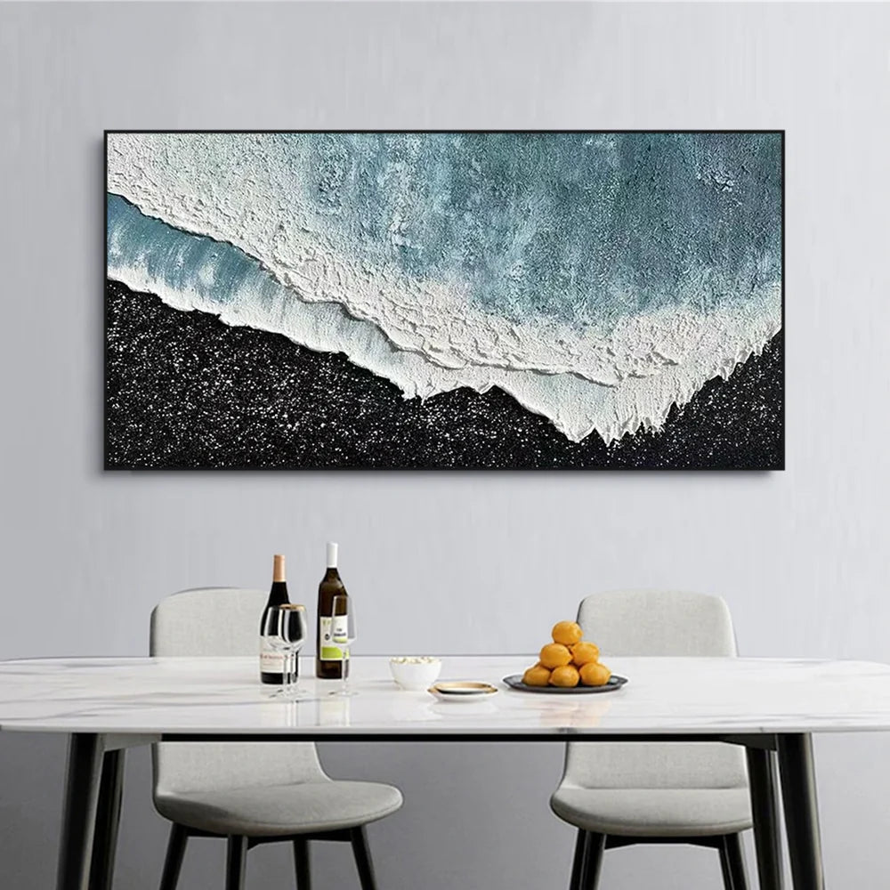 Ocean Textured Painting Canvas #OS012