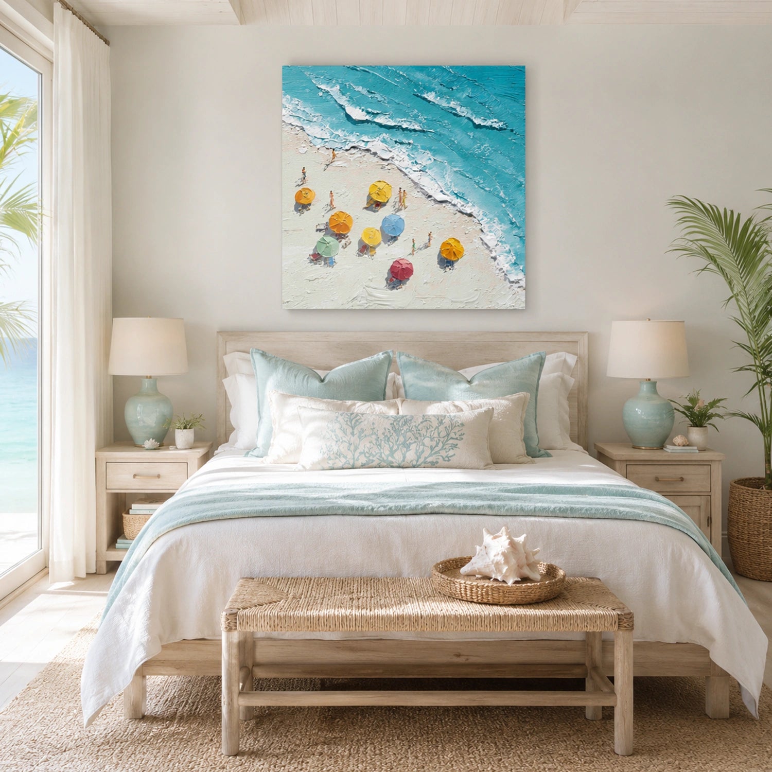 Ocean Abstract Textured Wall Art #OP073