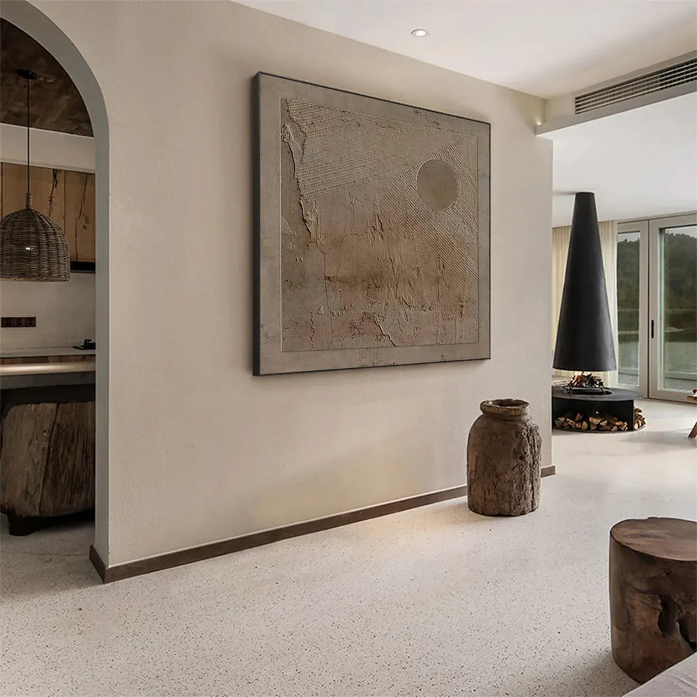 Wabi Sabi Texture Canvas Art #WS037