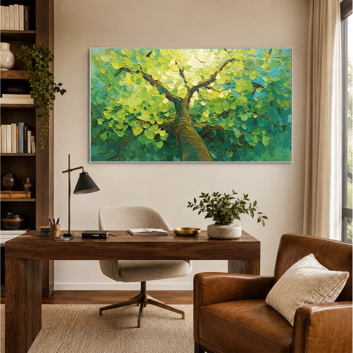 Tree Abstract Textured Wall Art #TP122