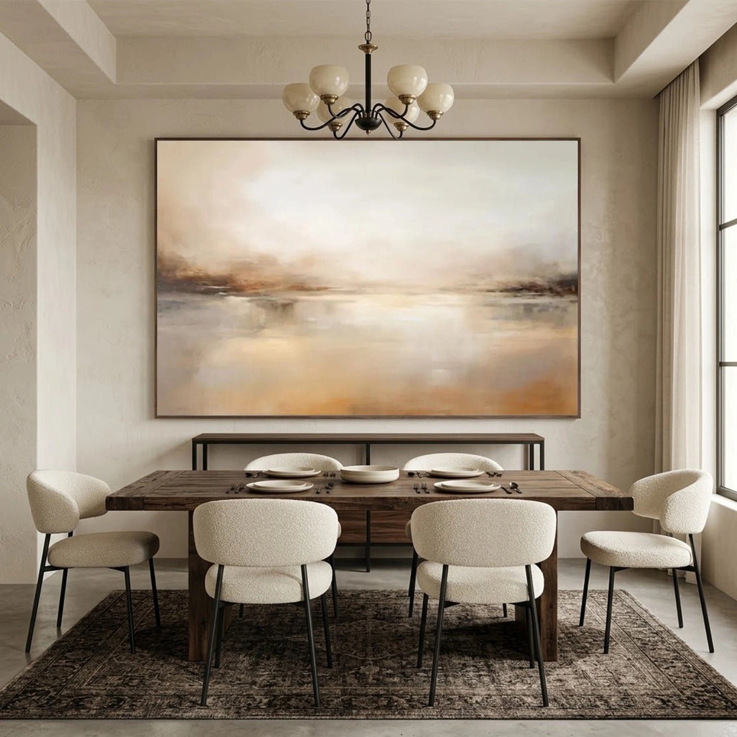 Abstract Canvas Wall Art #AP388