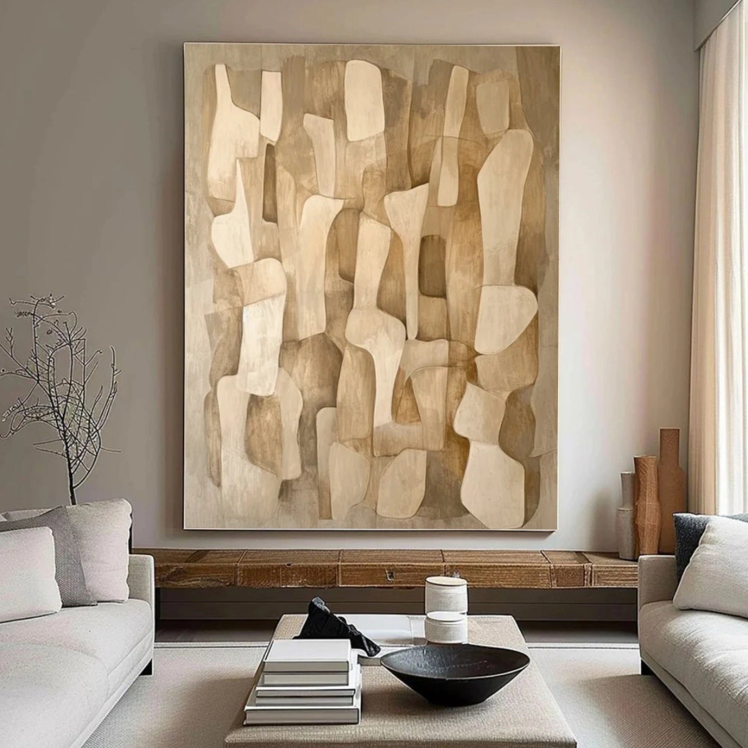 Abstract Canvas Wall Art #AP306