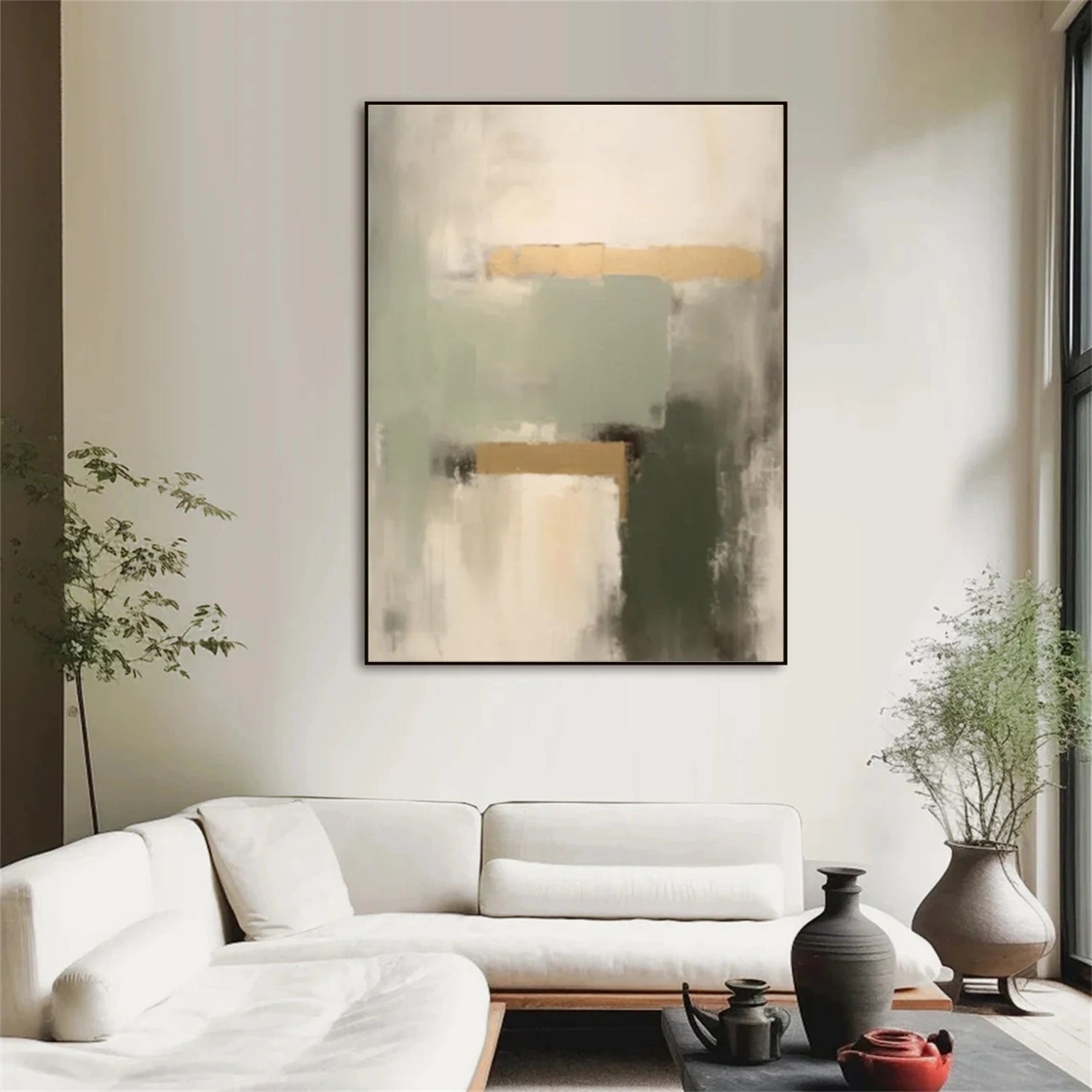 Abstract Canvas Wall Art #AP241