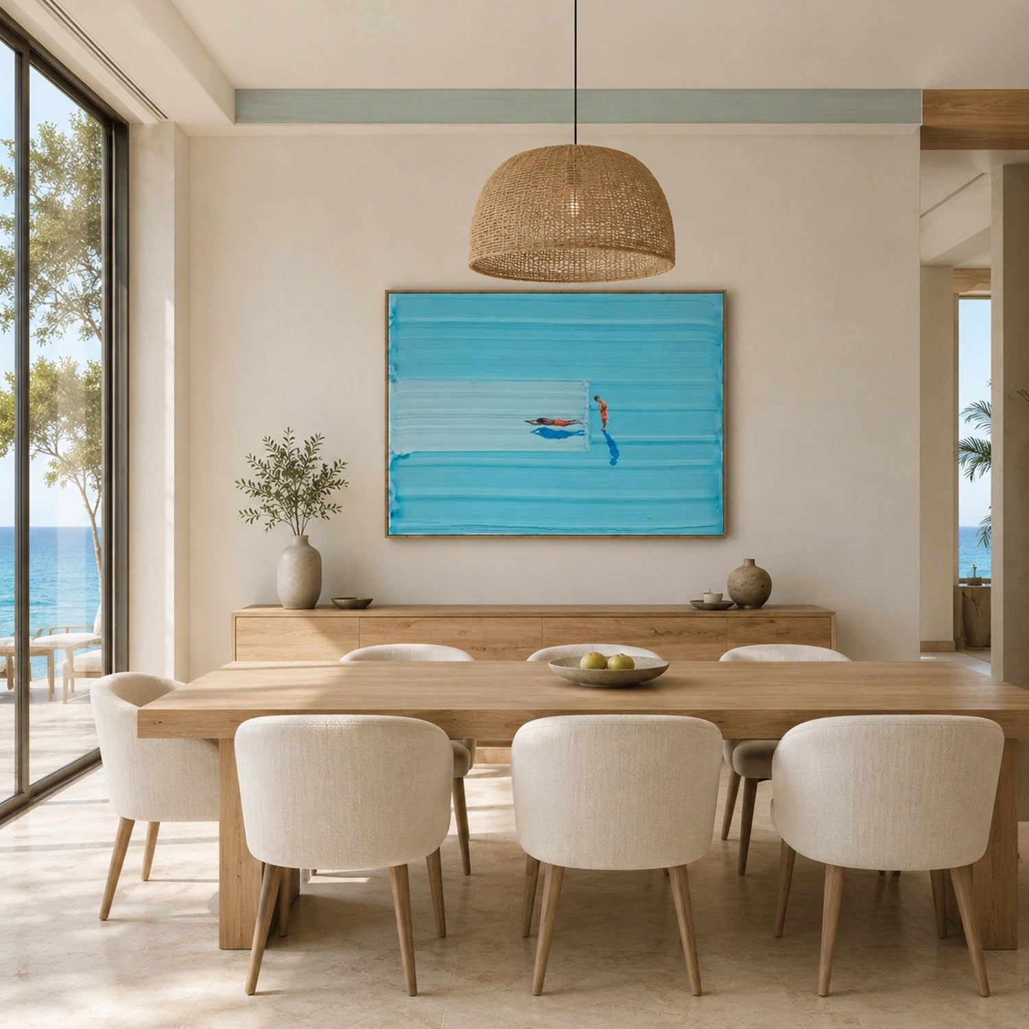 Swimming Sport Textured Wall Art #MS130