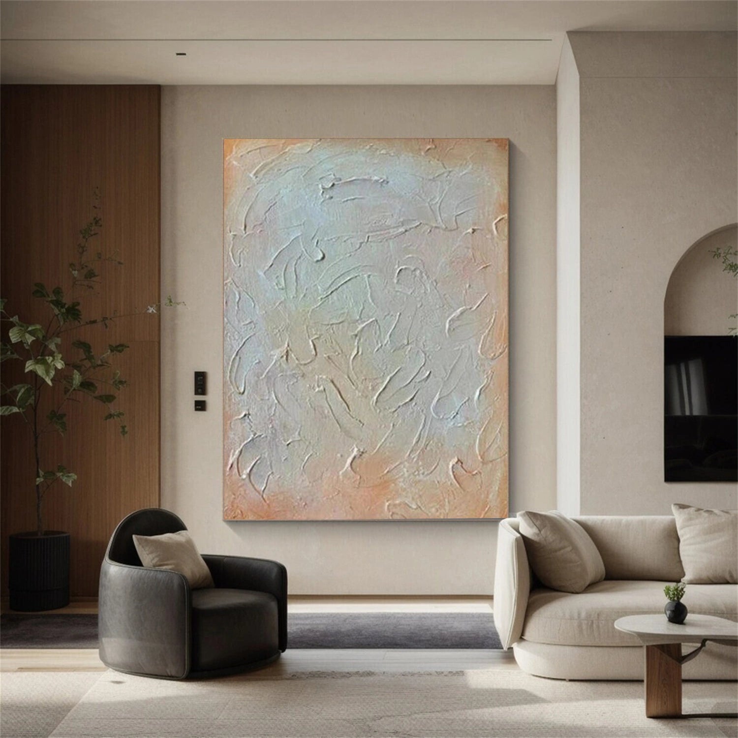Abstract Textured Wall Art #AT155