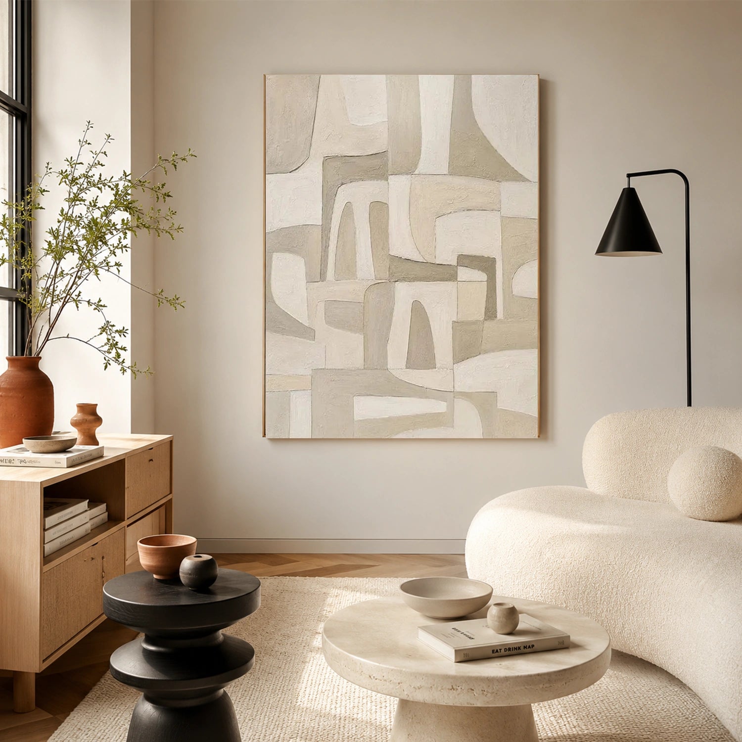 Abstract Canvas Wall Art #AP396