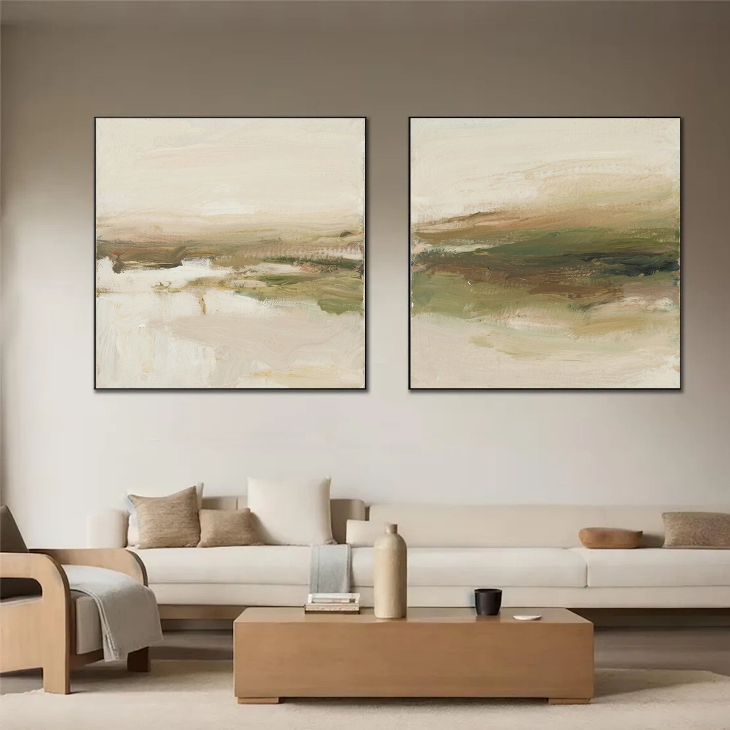 Abstract Canvas Wall Art Set of 2 #AP268