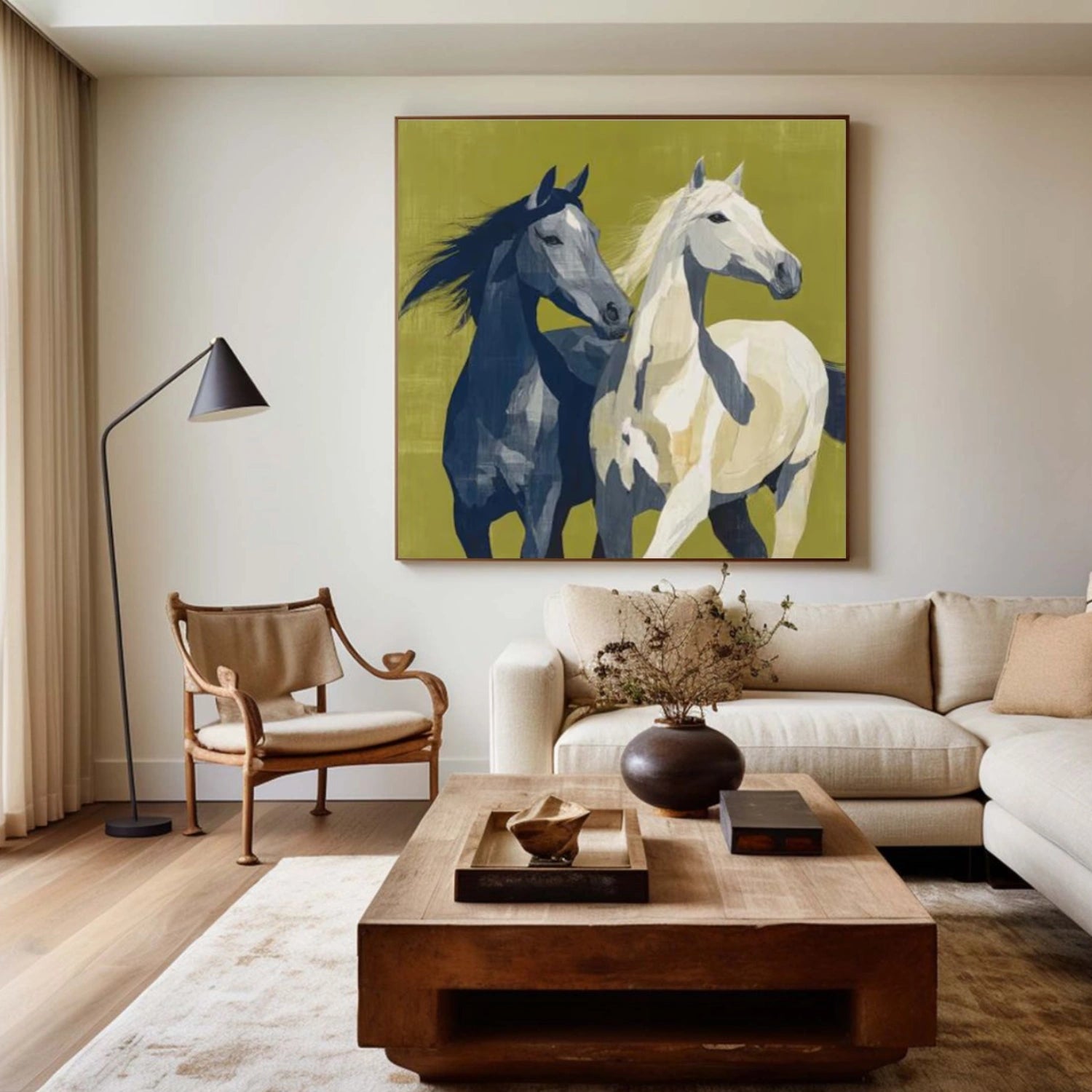Abstract Animal Horse Wall Art #AC067