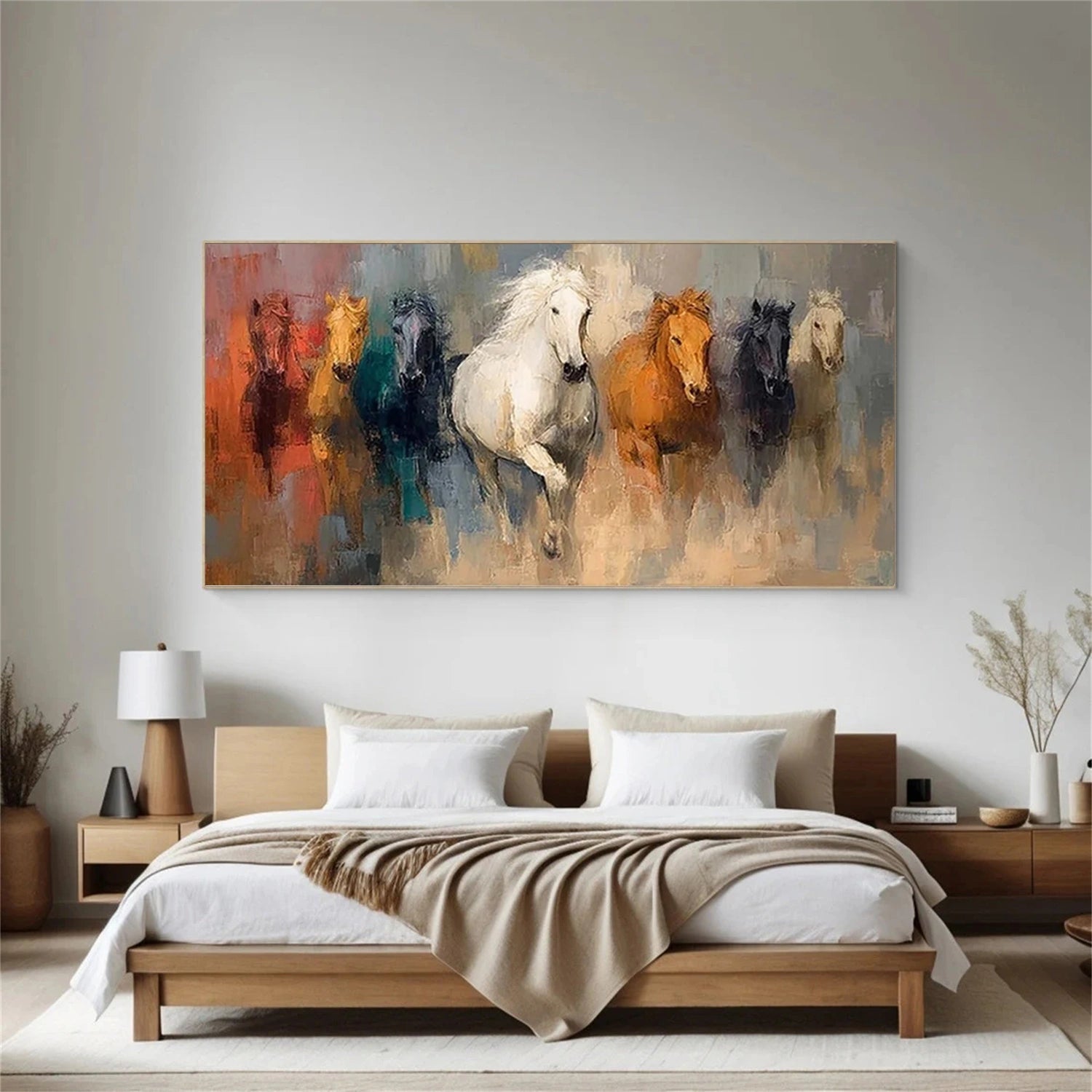 Abstract Animal Horse Wall Art #AC097