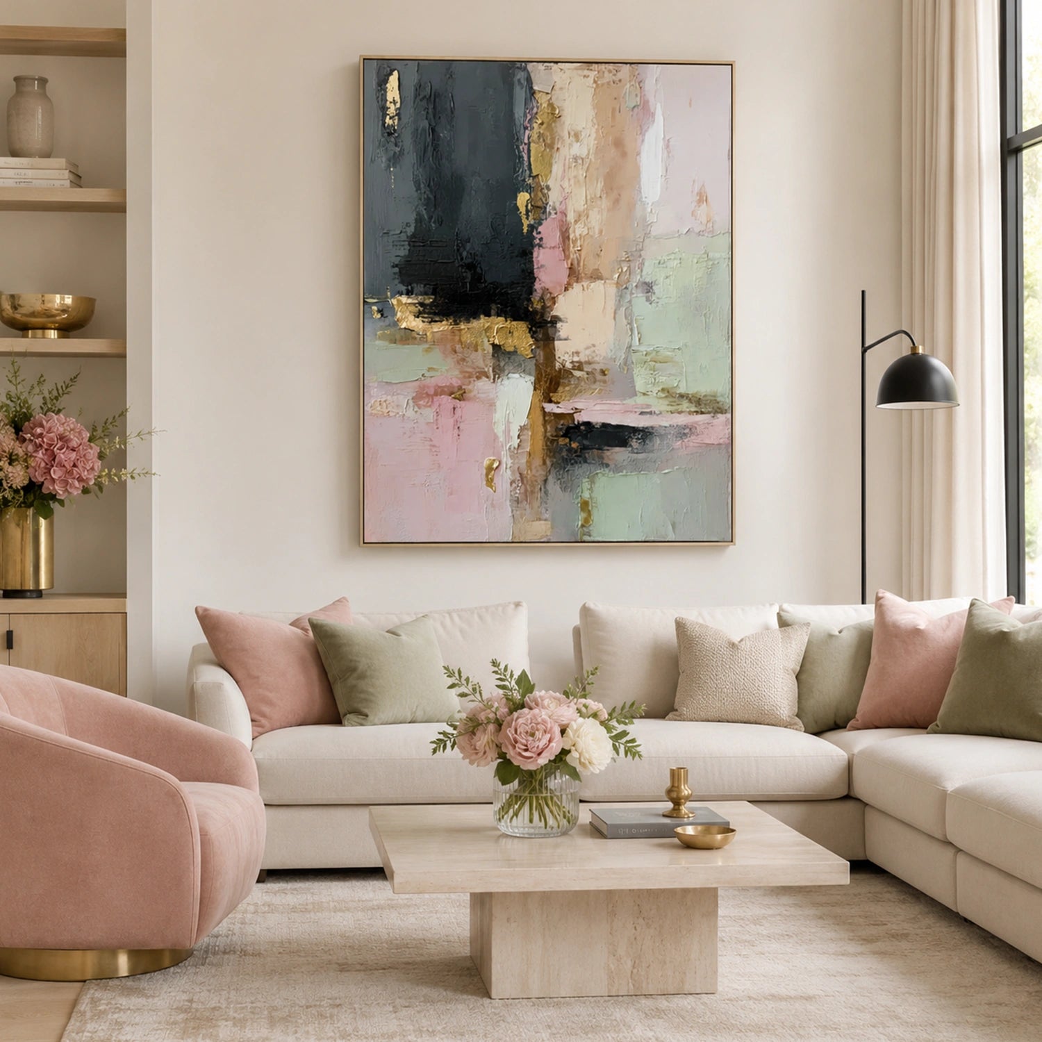 Abstract Textured Wall Art #AT168