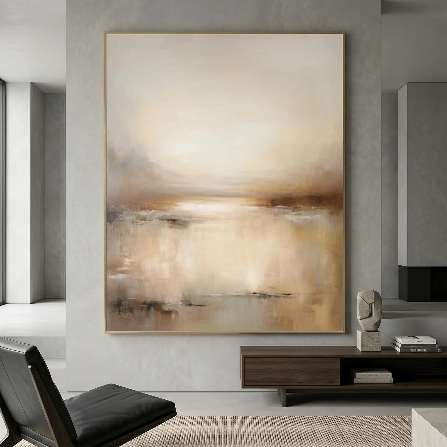 Abstract Canvas Wall Art #AP384