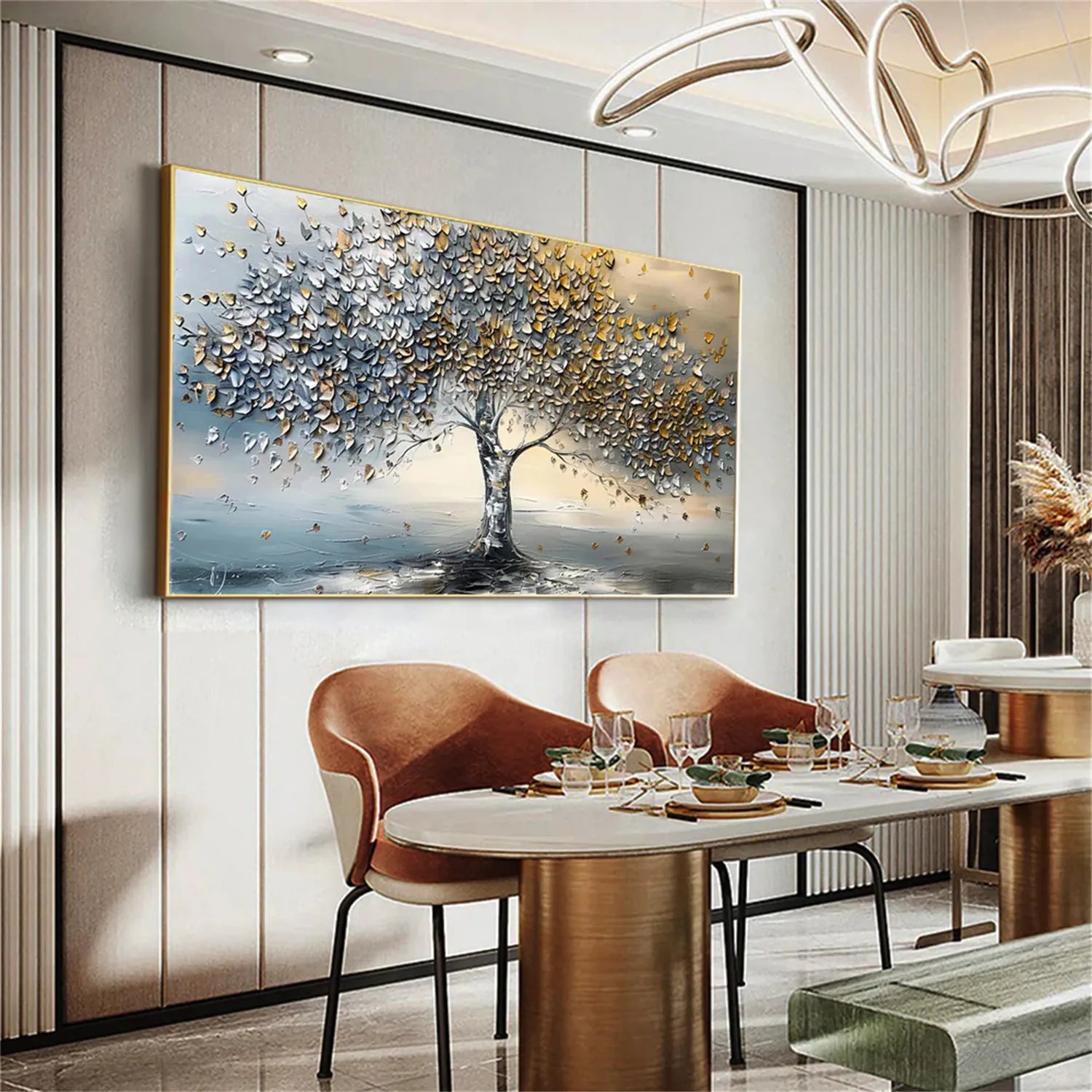 Tree Textured Painting Canvas #TP011