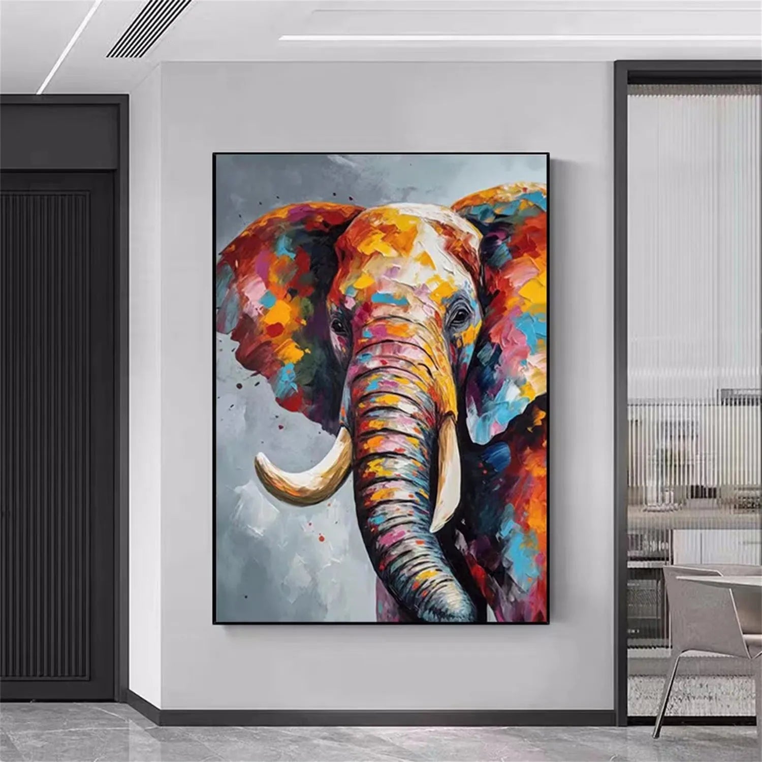 Animal Canvas Art Painting #AC008