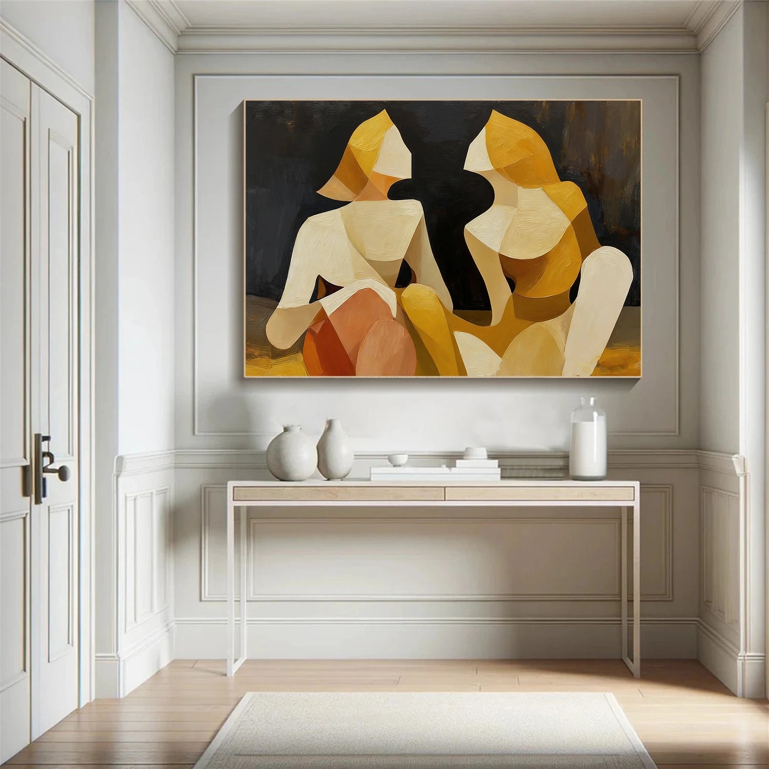 Abstract People Canvas Art #AE060