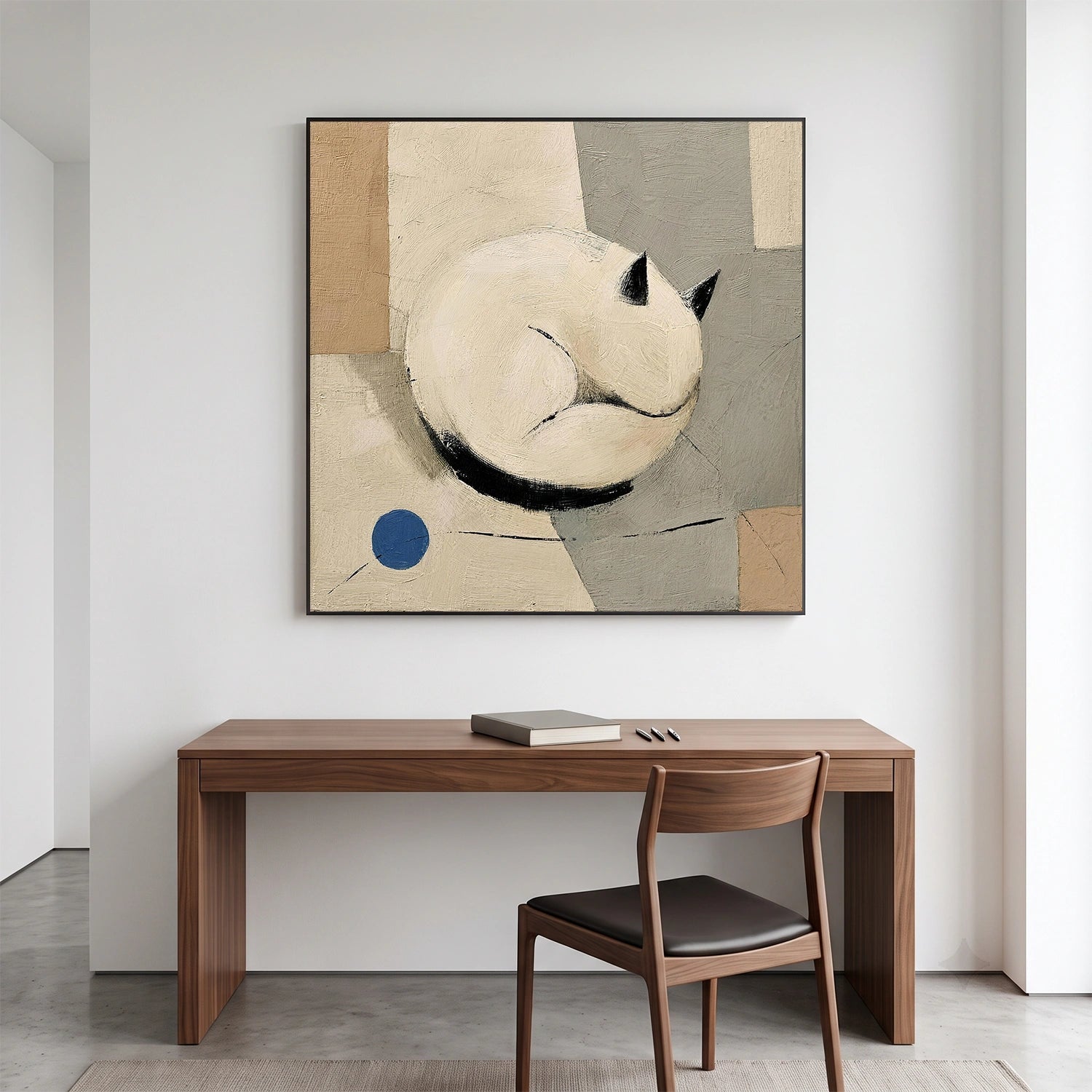 Abstract Animal Cat Wall Art #AC137