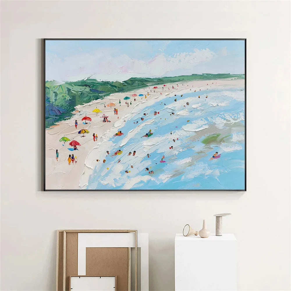 Swimming Sport Textured Wall Art #MS034