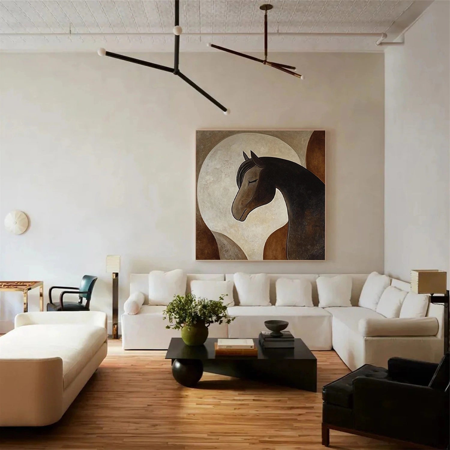 Abstract Animal Horse Wall Art #AC118