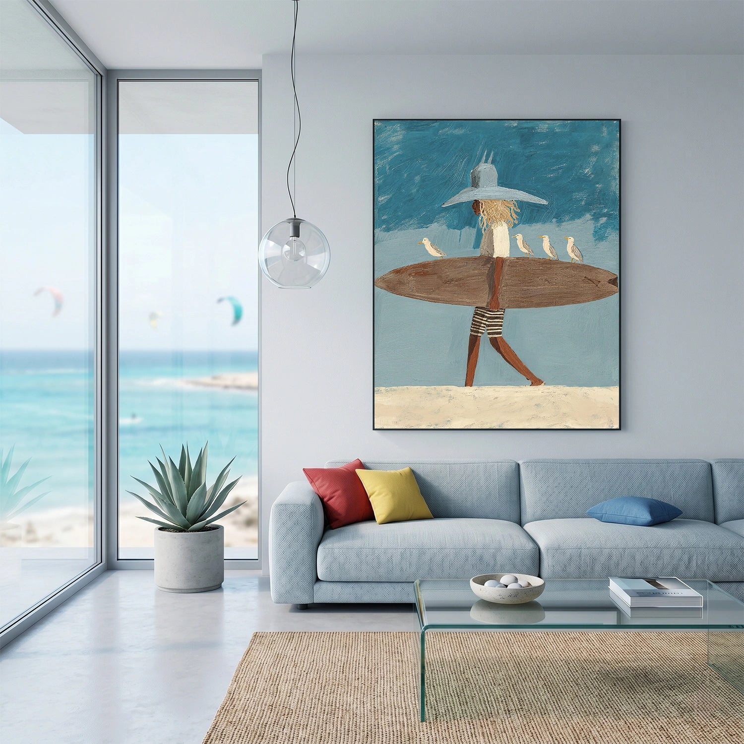Abstract Portrait Canvas Art #AE142