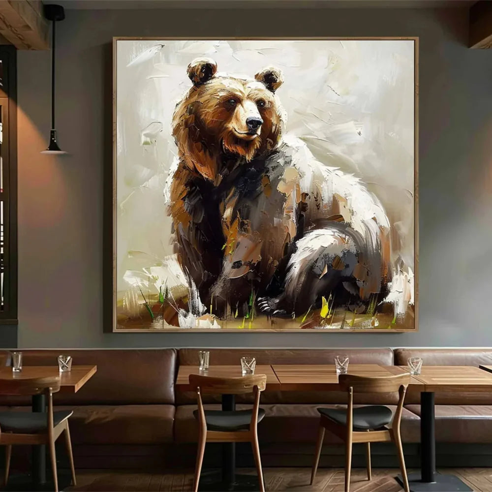 Animal Canvas Art Painting #AC018