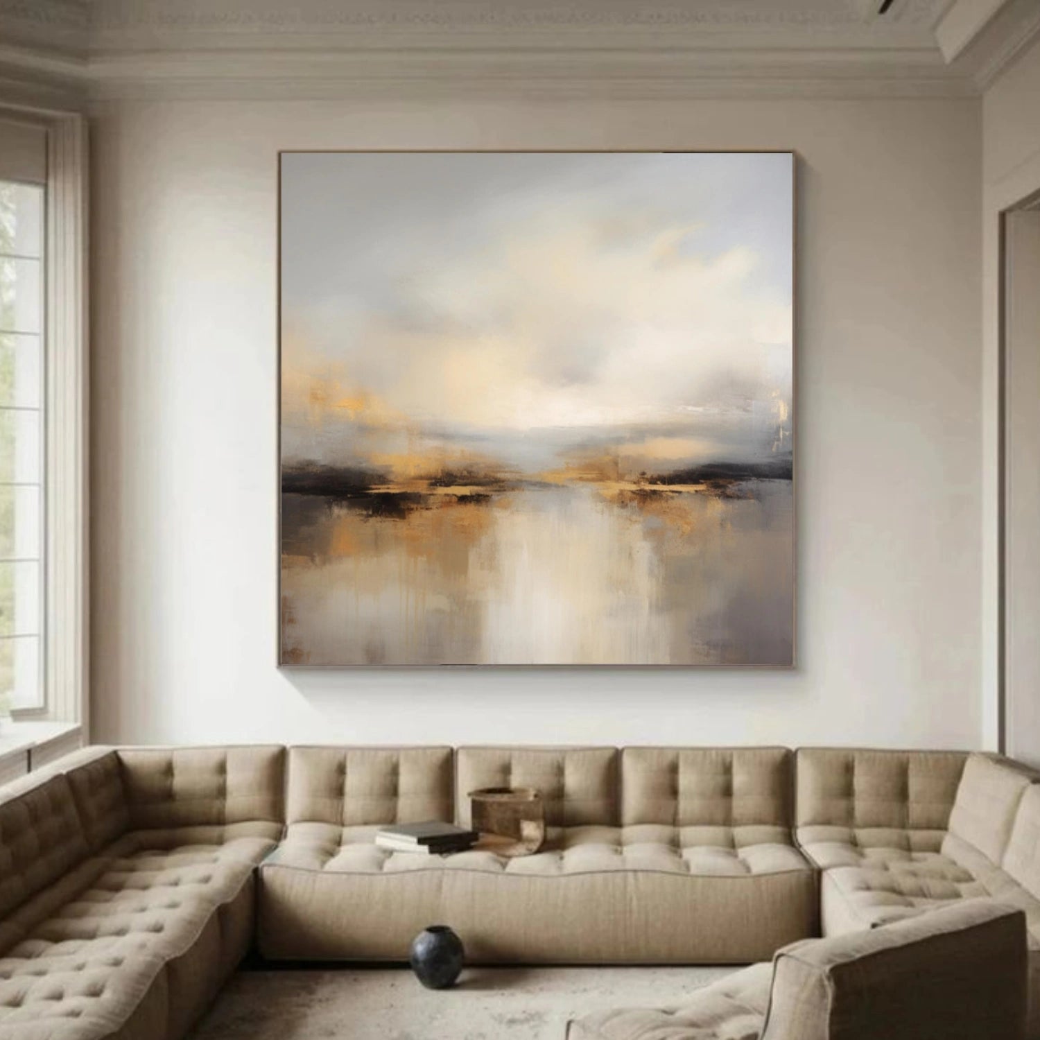 Abstract Canvas Wall Art #AP266