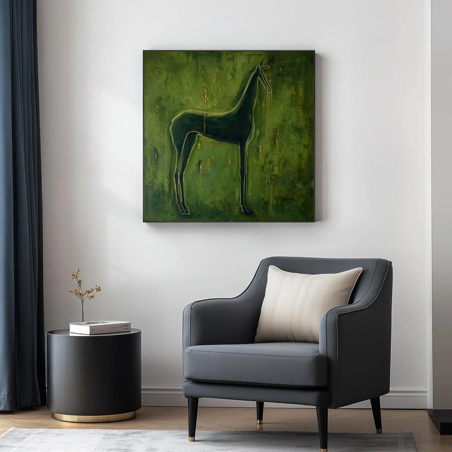 Abstract Animal Horse Wall Art #AC089