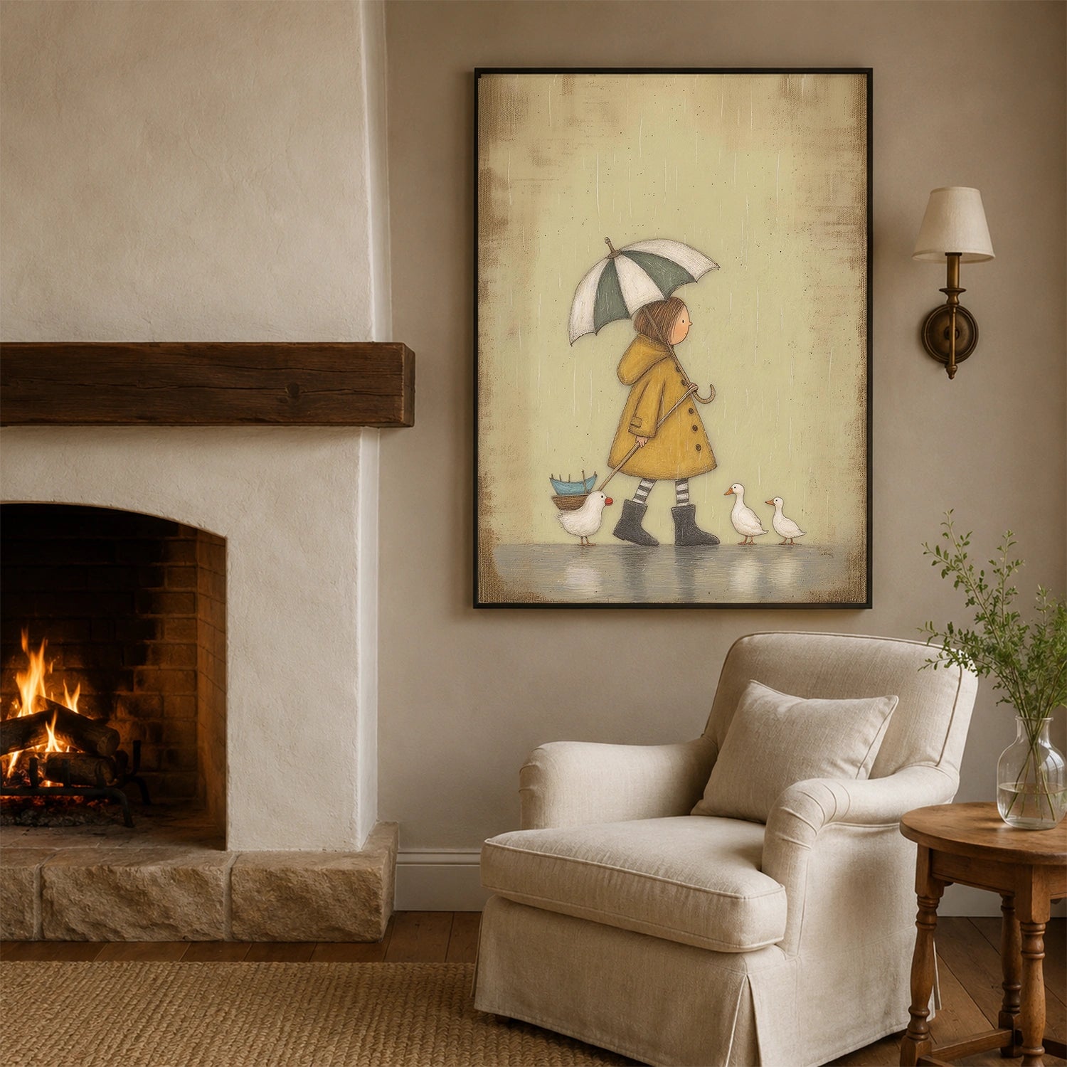 Abstract Portrait Canvas Art #AE164