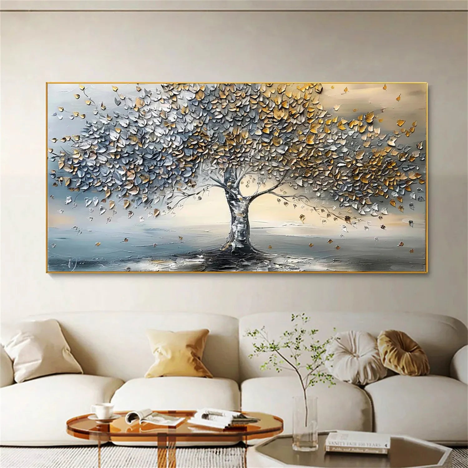 Tree Textured Painting Canvas #TP011