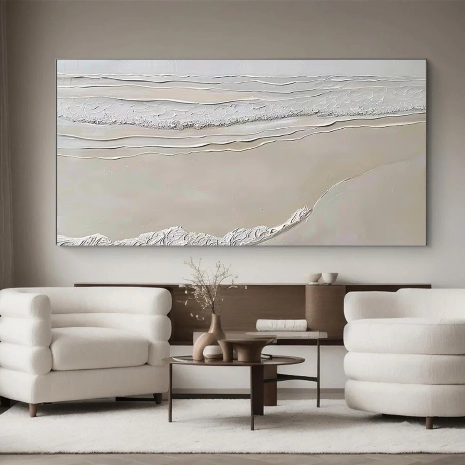 Ocean Abstract Textured Wall Art #OP037