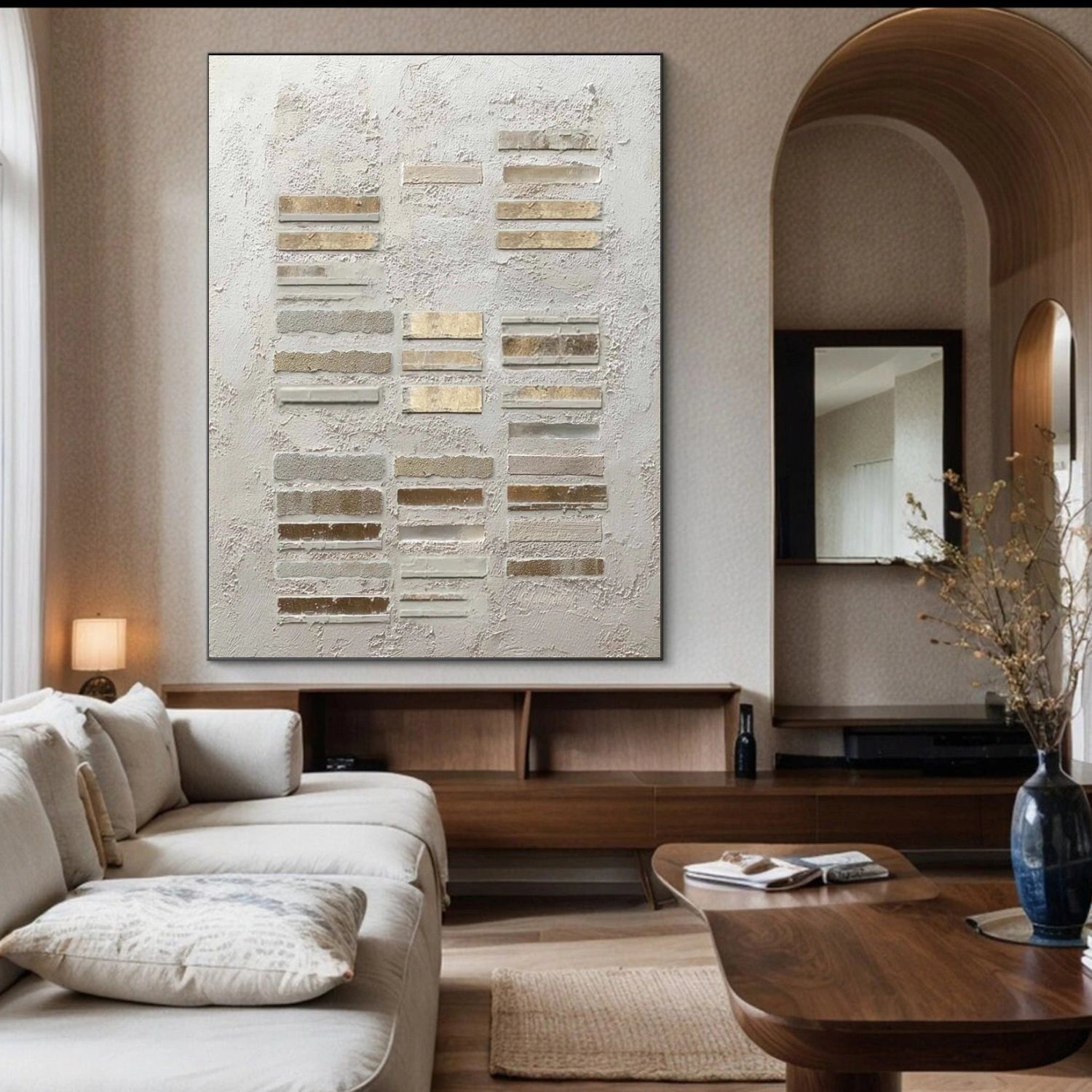Wabi Sabi Textured Canvas Art #WS101