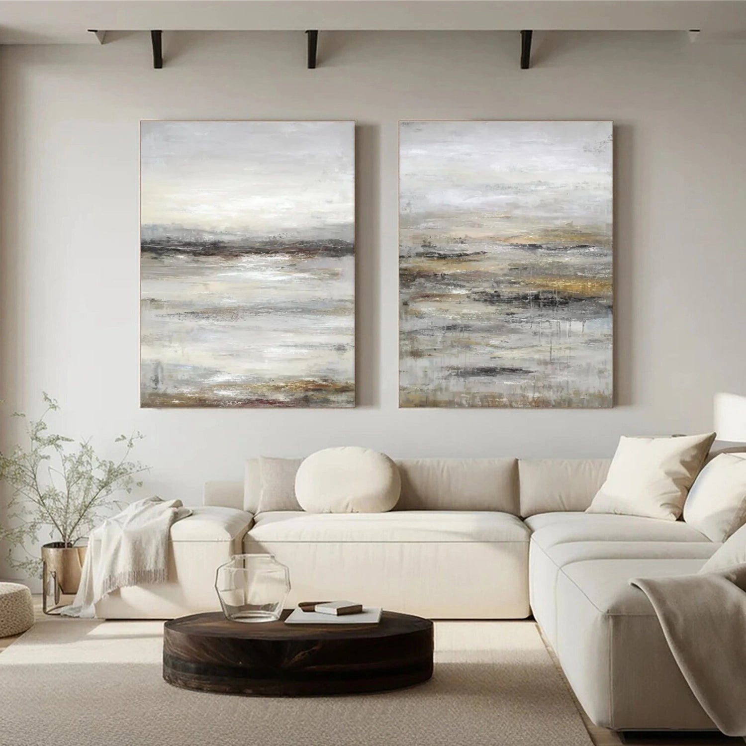 Wabi Sabi Canvas Art Set of 2 #WS090