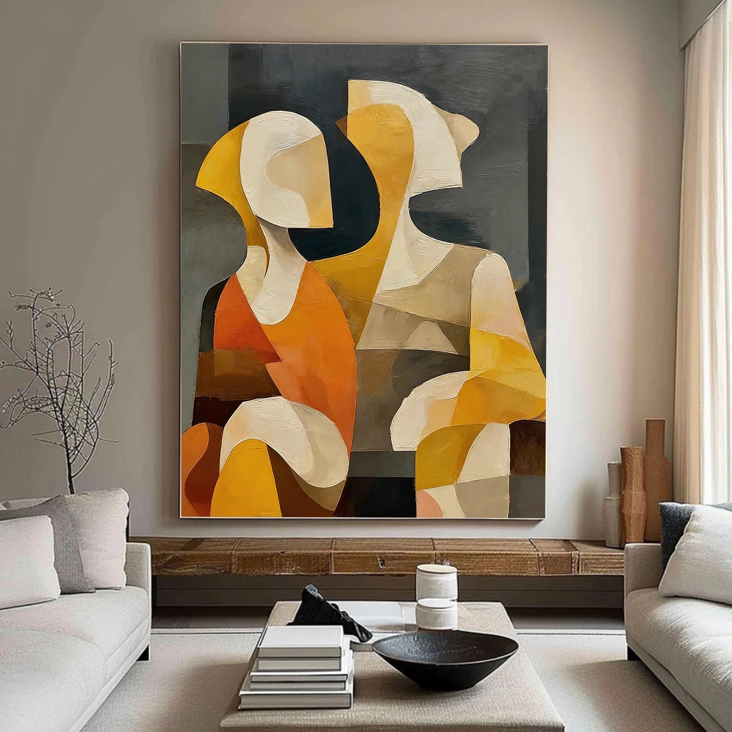 Abstract People Canvas Art #AE059